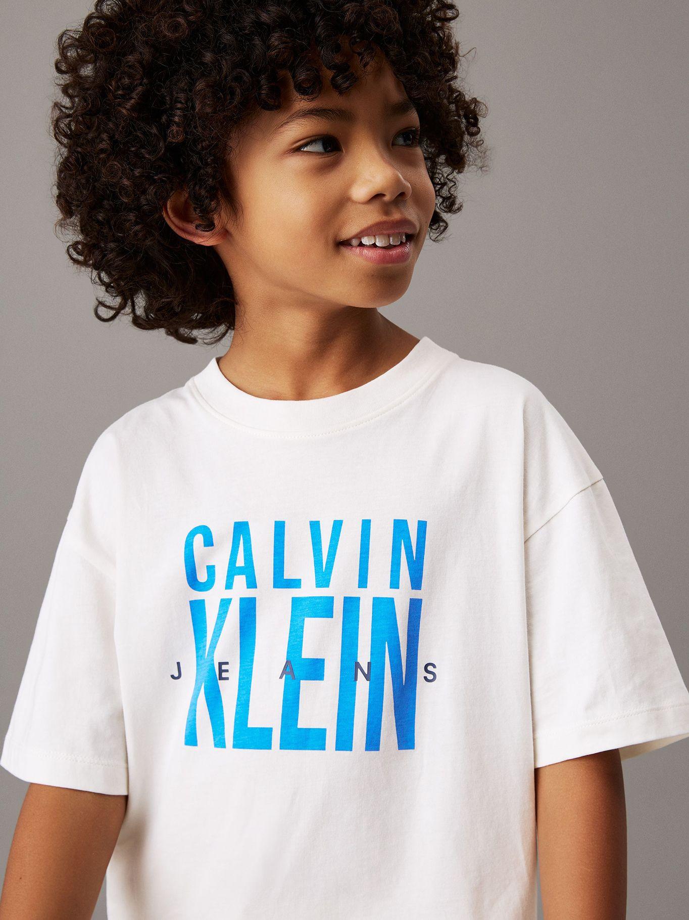 Polera Niño Bold Ck Graphic Blanco Calvin Klein-3