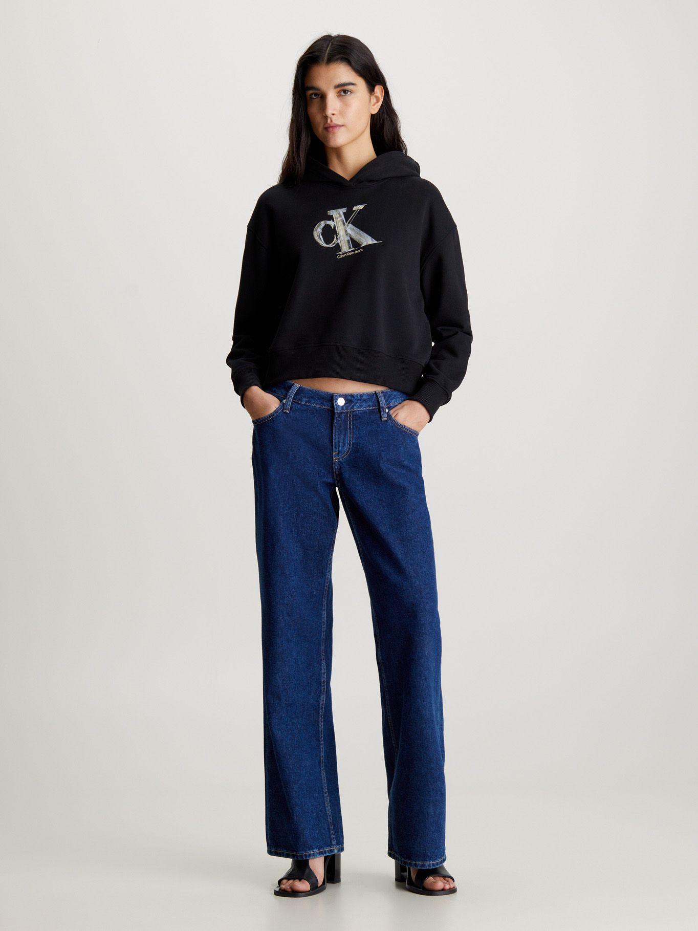 Polerón con Gorro Meta Ck Negro Calvin Klein-1