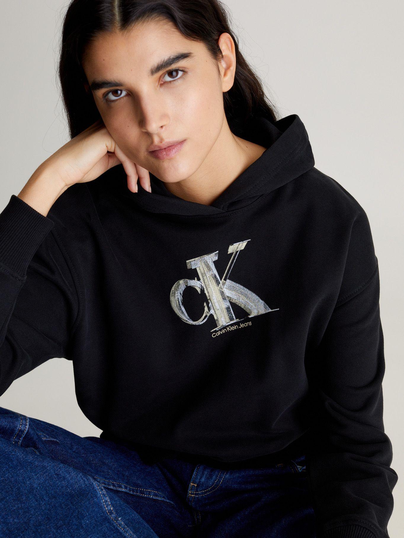 Polerón con Gorro Meta Ck Negro Calvin Klein-3