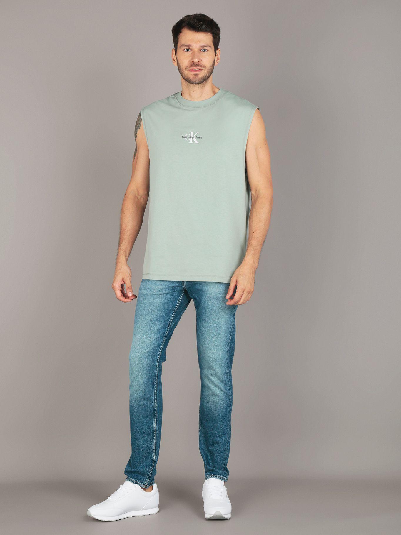 Polera Sin Mangas Monologo Verde Calvin Klein-1