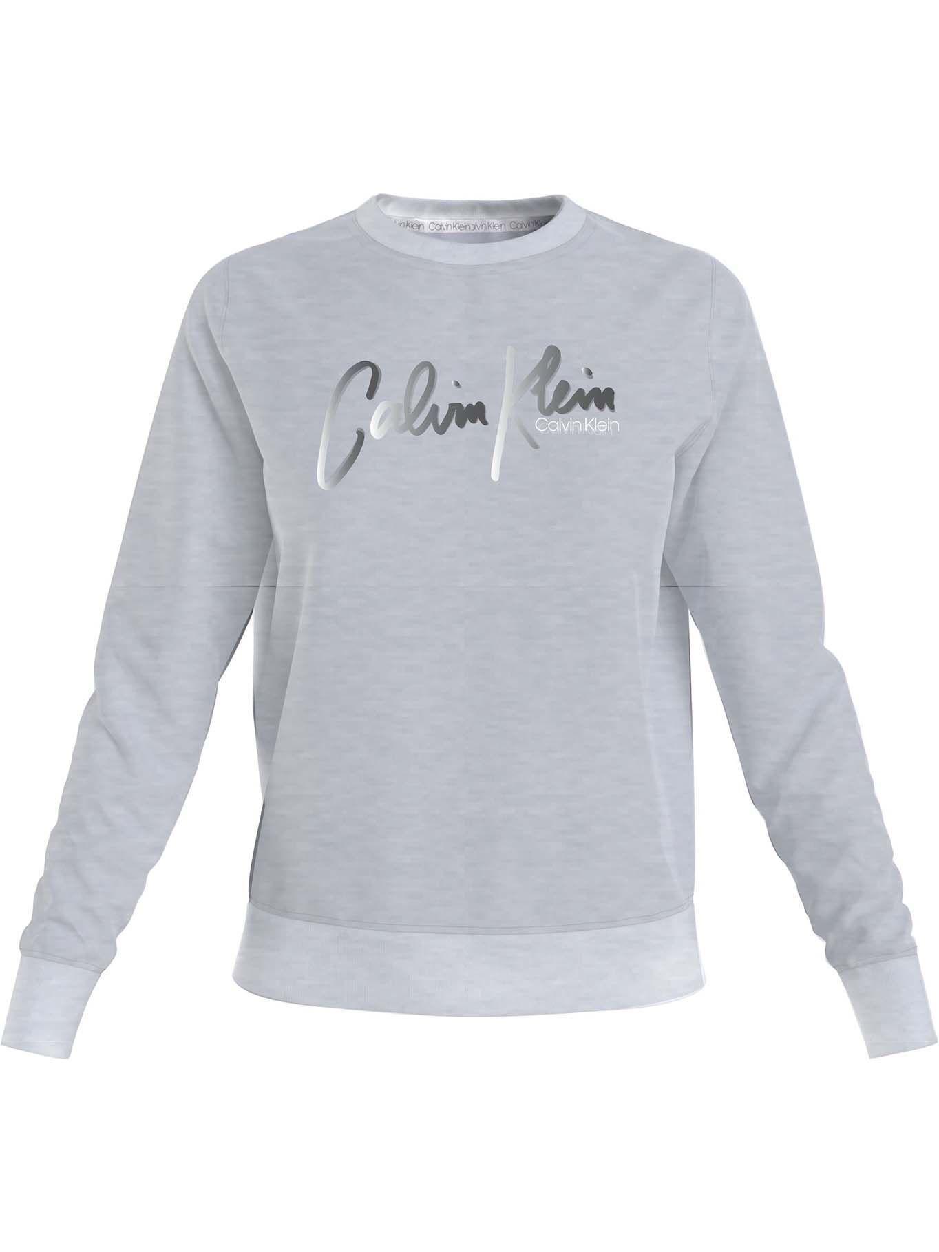 Polerón Shine Scribble Gris Calvin Klein-0
