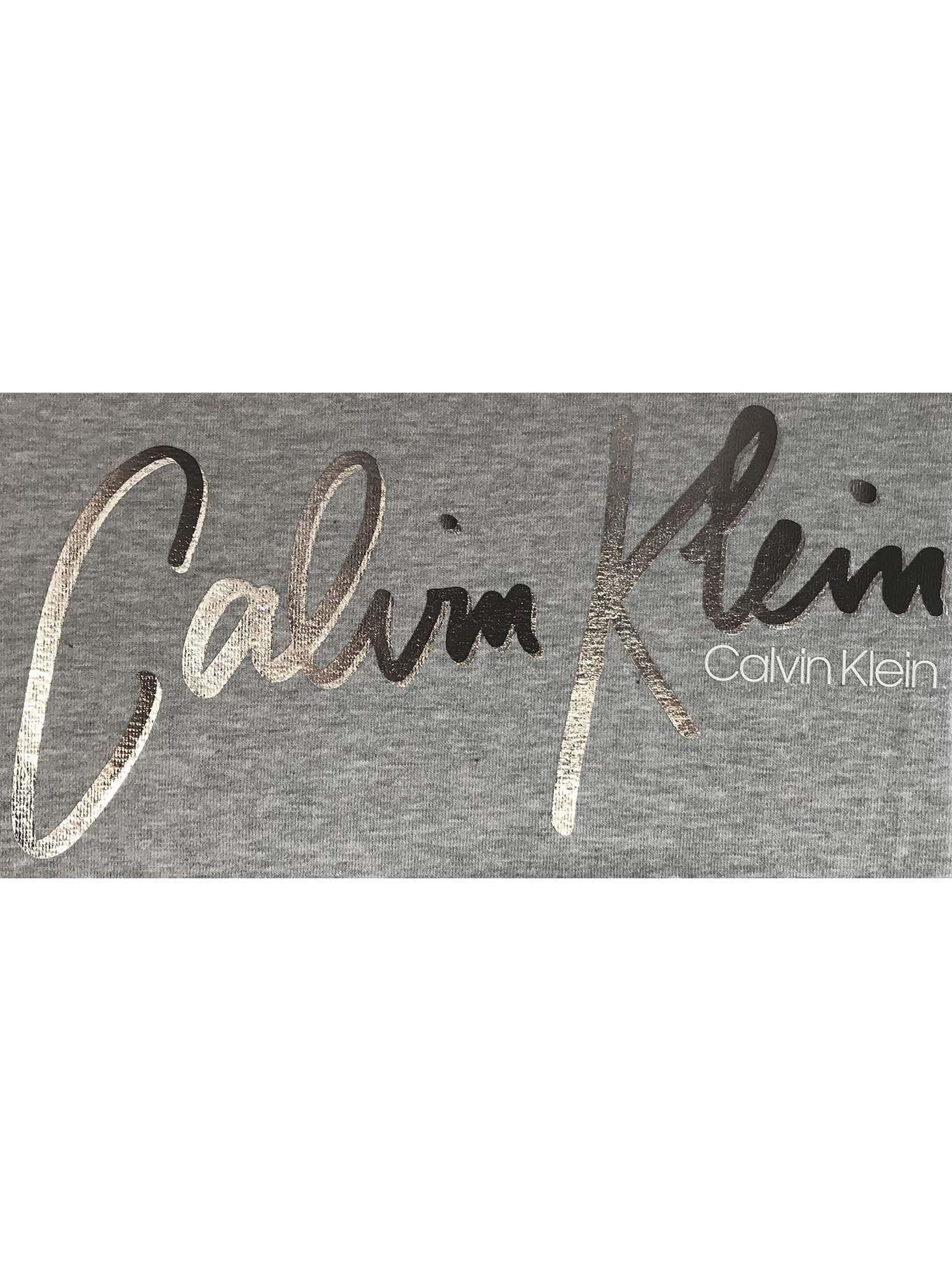 Polerón Shine Scribble Gris Calvin Klein-1