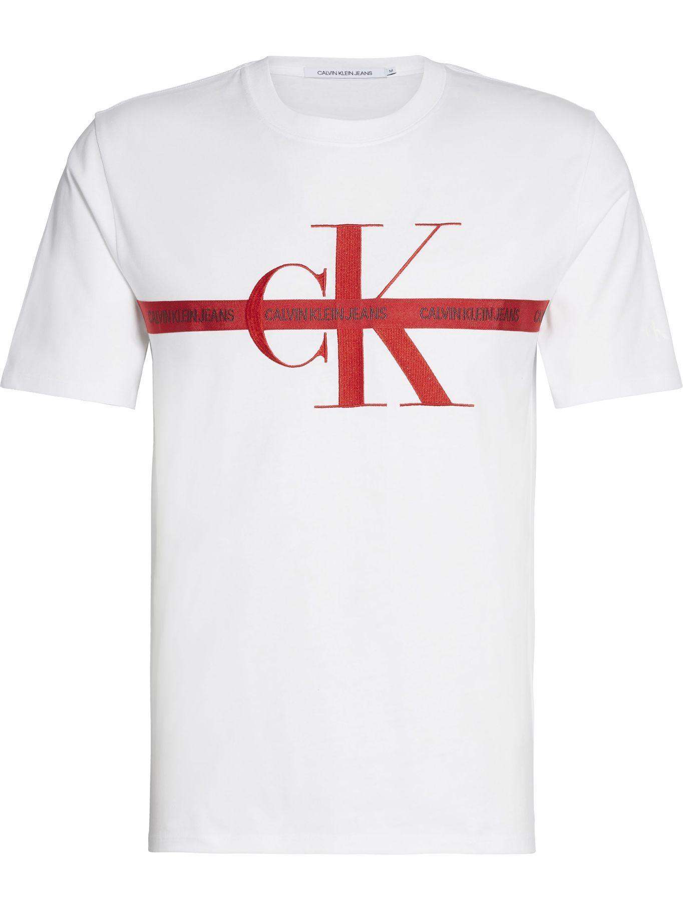 Polera Taping Blanco Calvin Klein-0