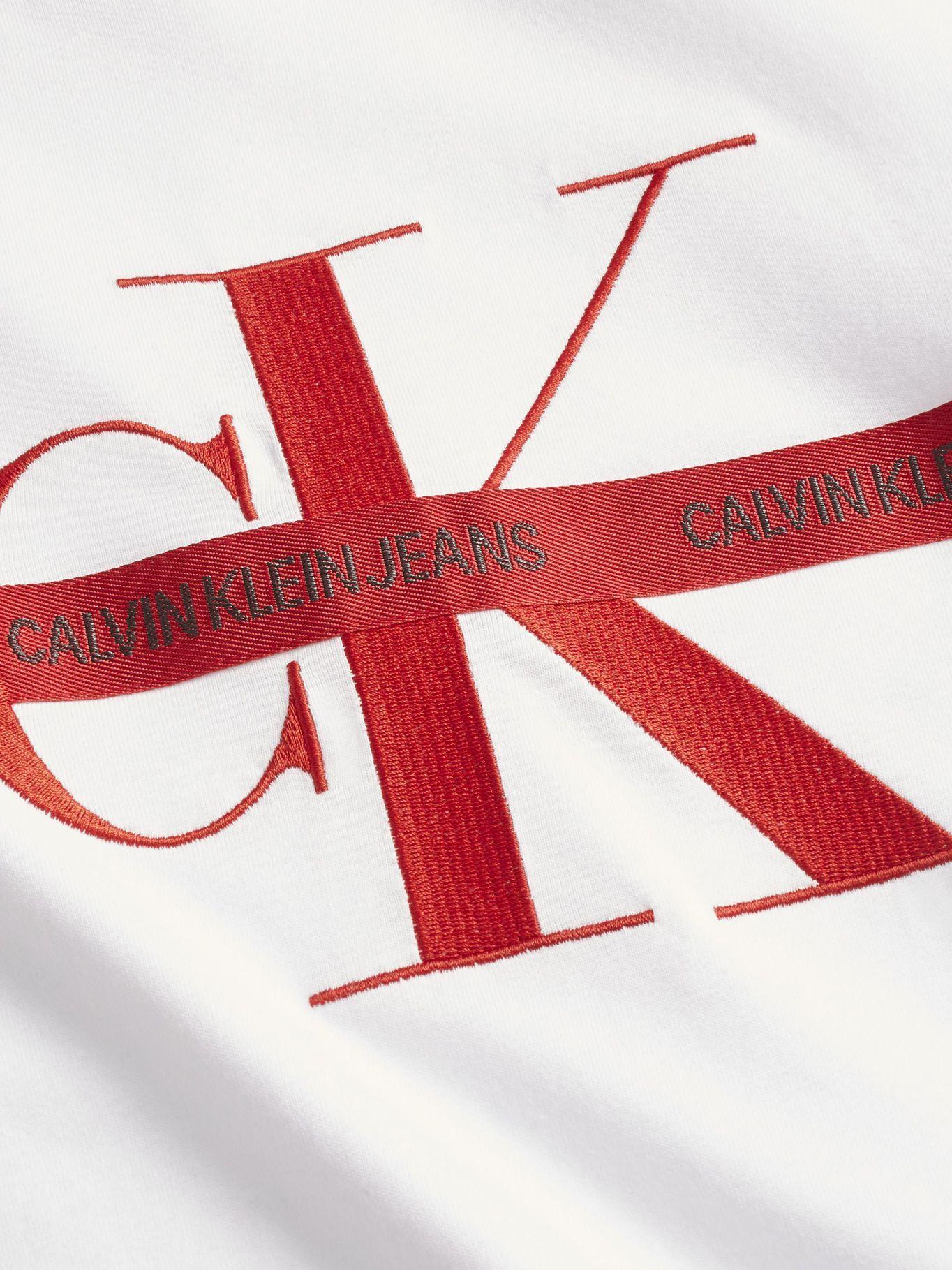 Polera Taping Blanco Calvin Klein-2