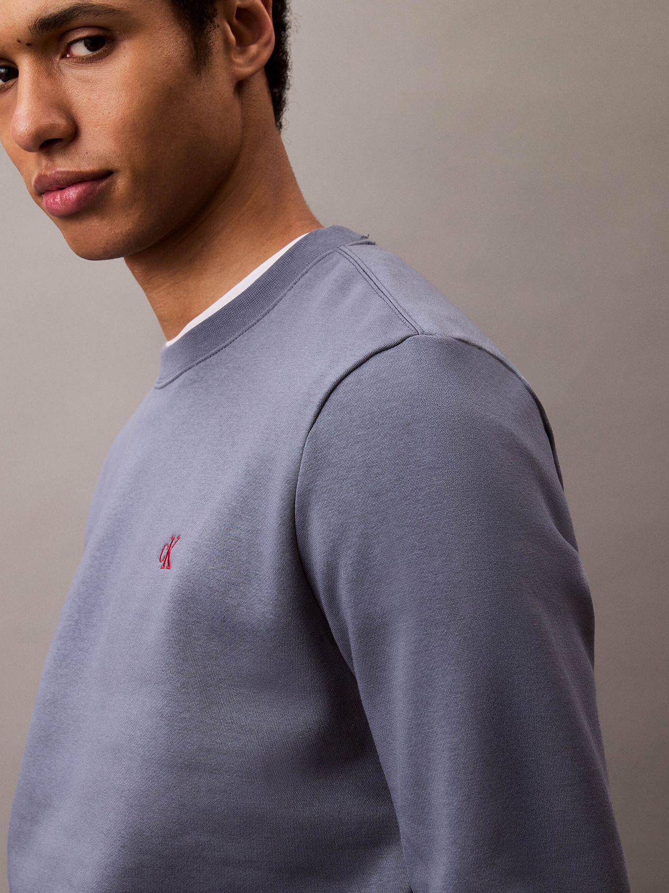 Polerón Fleece con Logo Archive Morado Calvin Klein-3