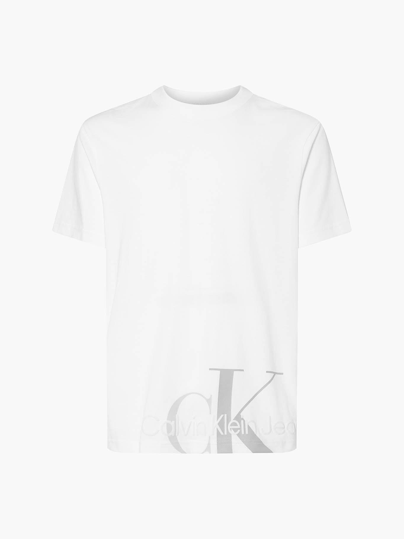 Polera Two Tone Monogram Blanco Calvin Klein-4