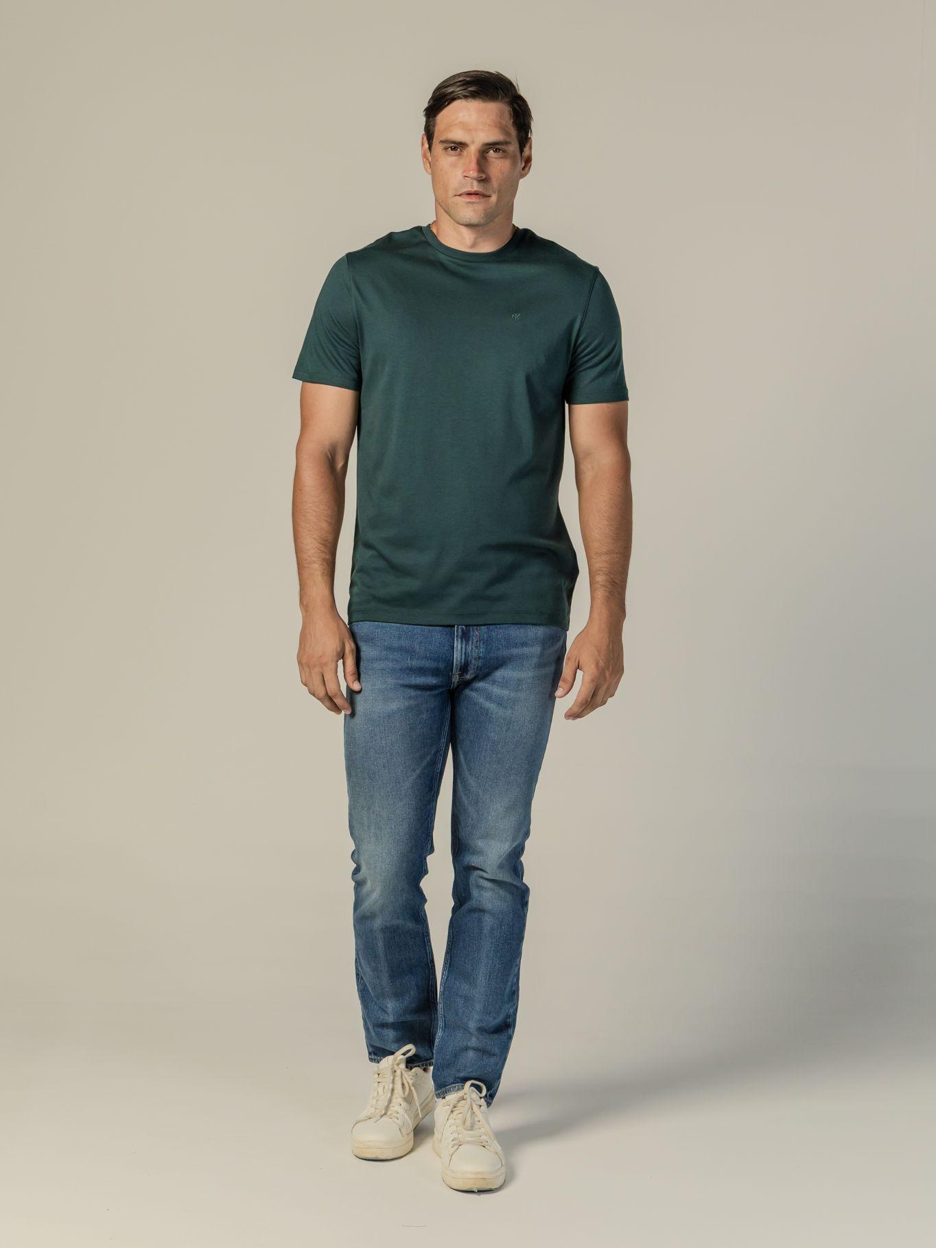 Polera Algodón Supima con Logo Bordado Ver Calvin Klein-1