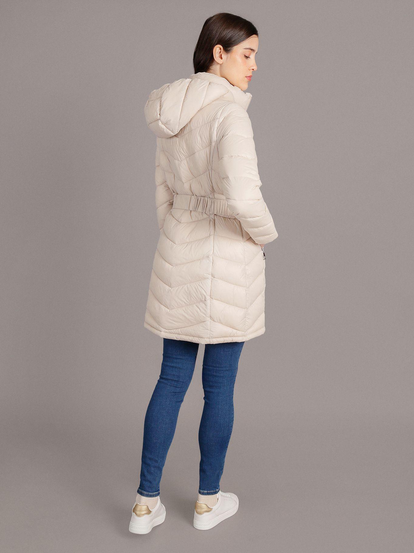 Parka Long Coat Beige Calvin Klein-2