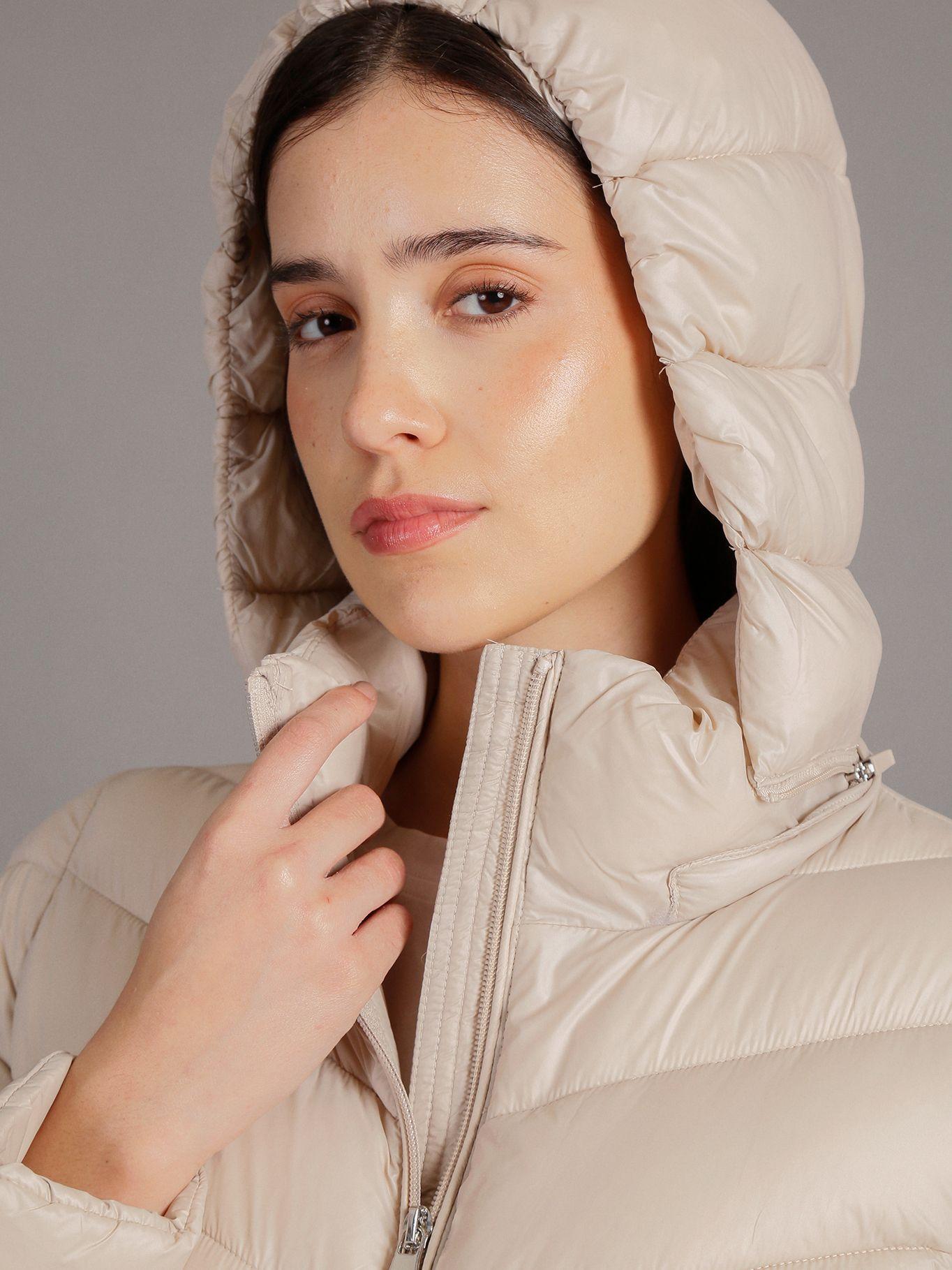 Parka Long Coat Beige Calvin Klein-4