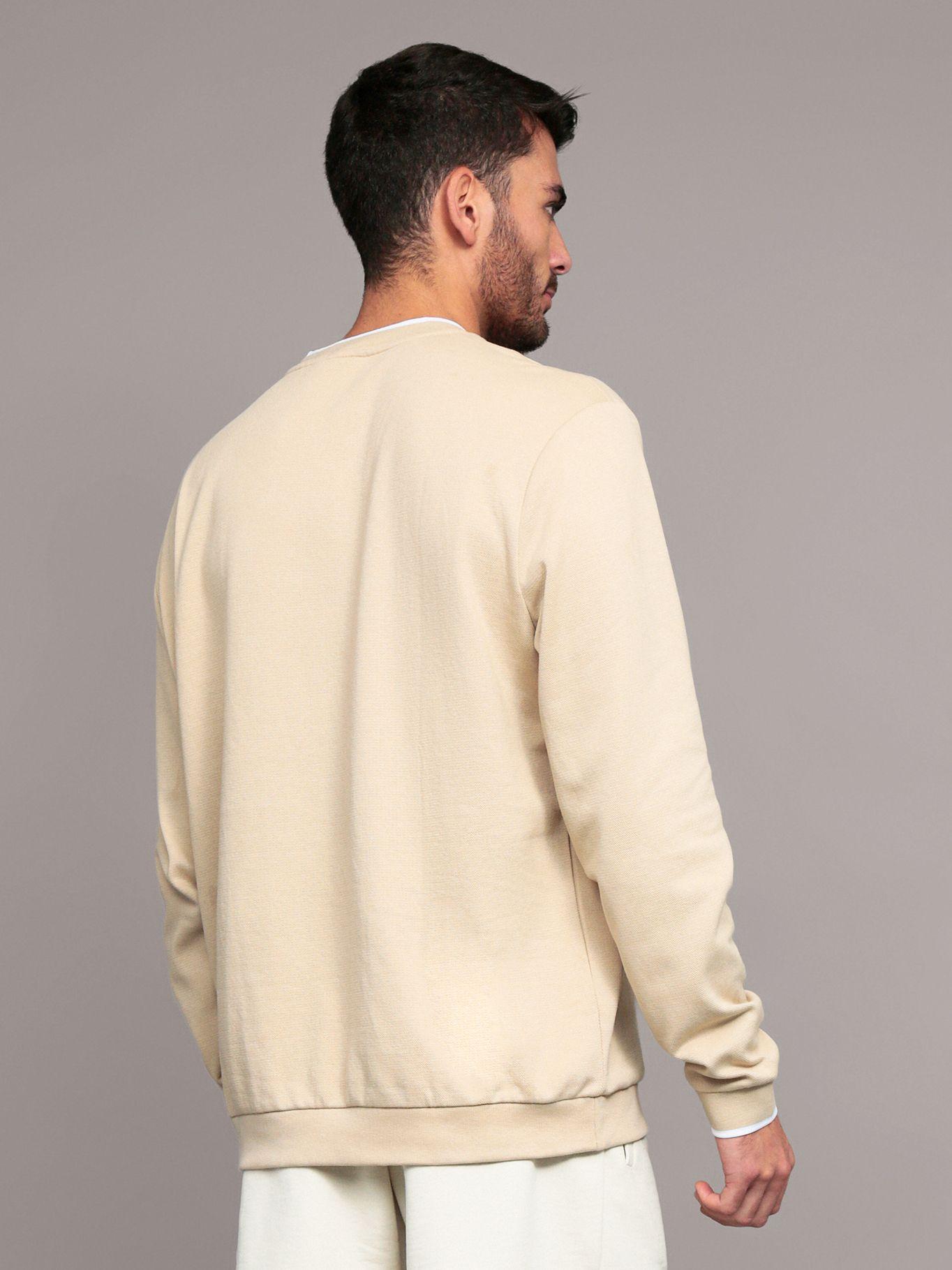 Polerón con Ribetes Contrastantes Beige Calvin Klein-3