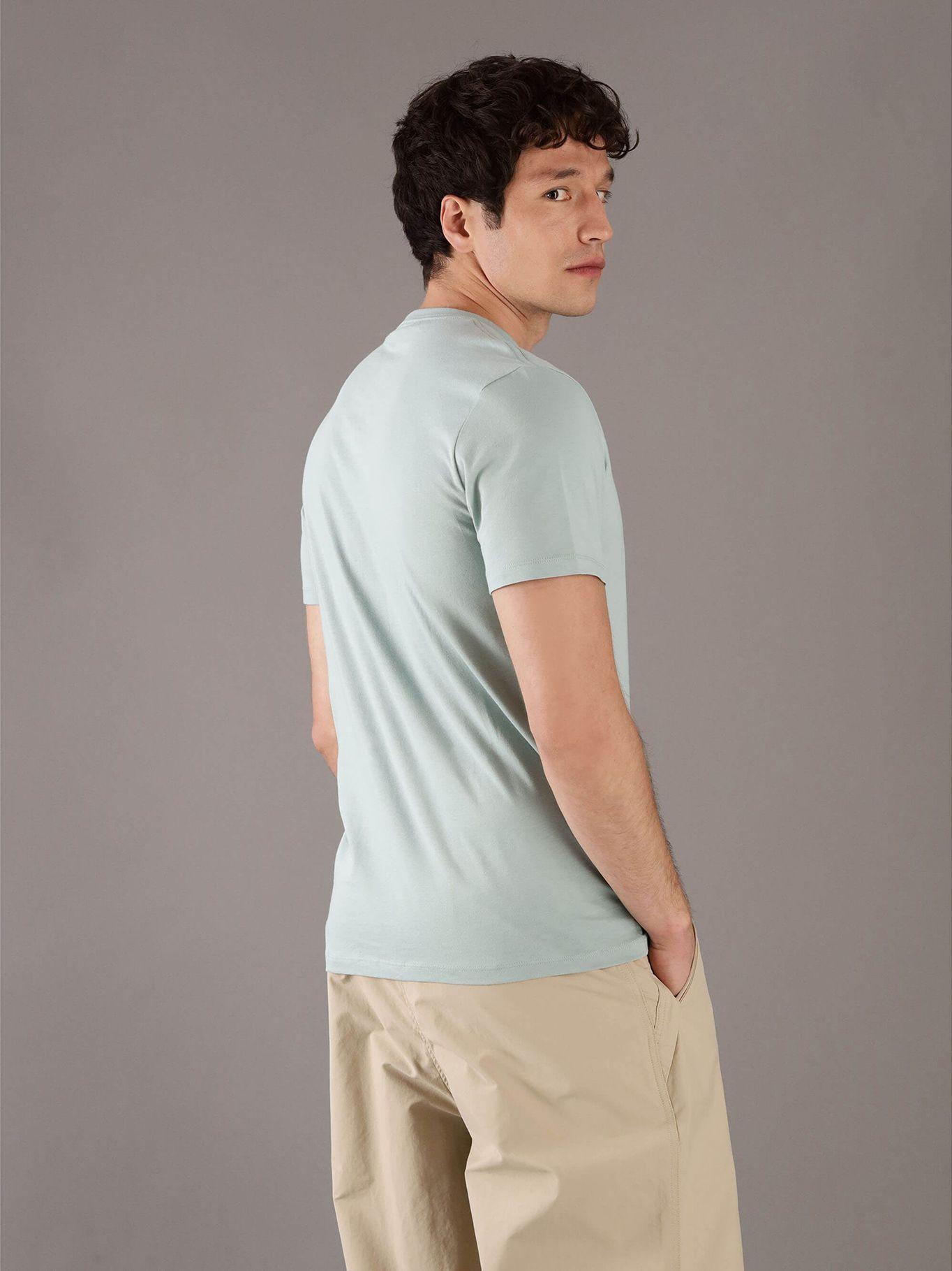 Polera Monogram Crew Verde Calvin Klein-2