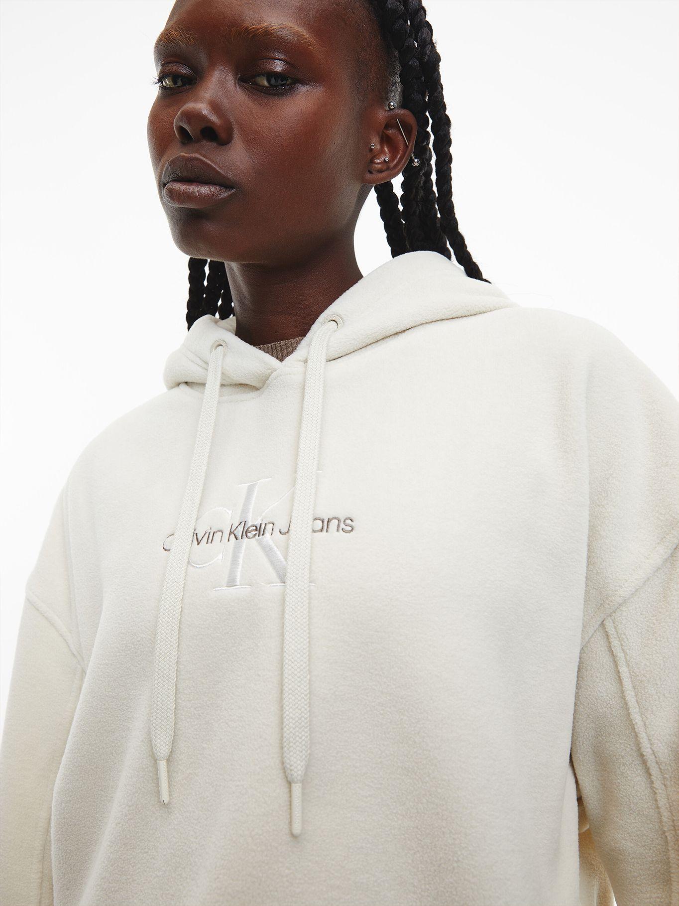 Polerón Hoodie J21 Blanco Calvin Klein-3