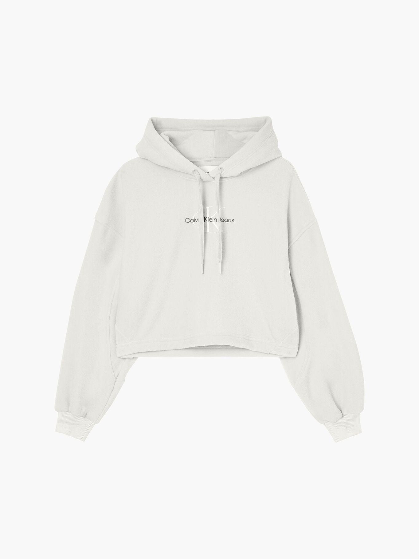 Polerón Hoodie J21 Blanco Calvin Klein-4