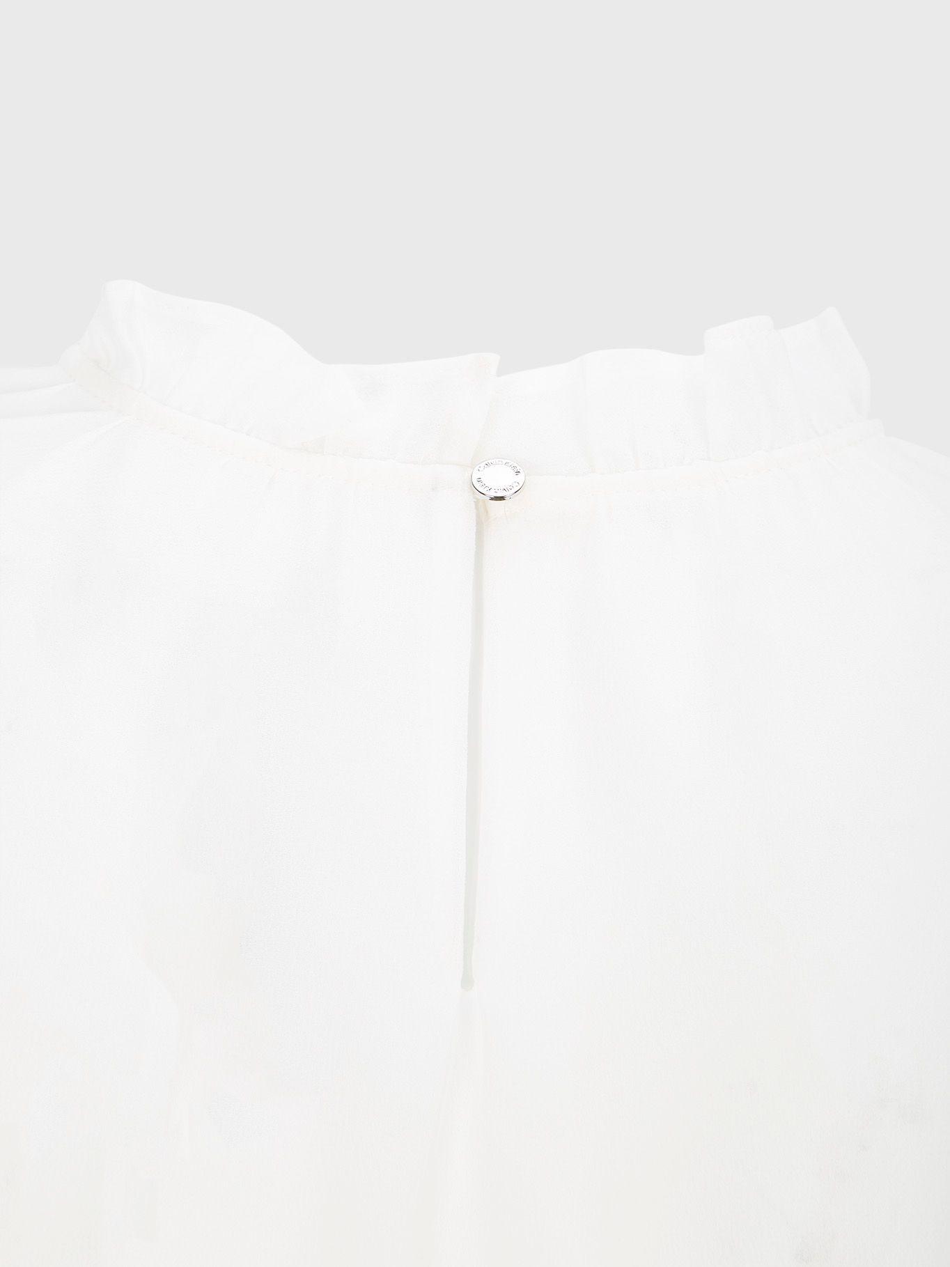 Blusa Tie Front Blanco Calvin Klein-3