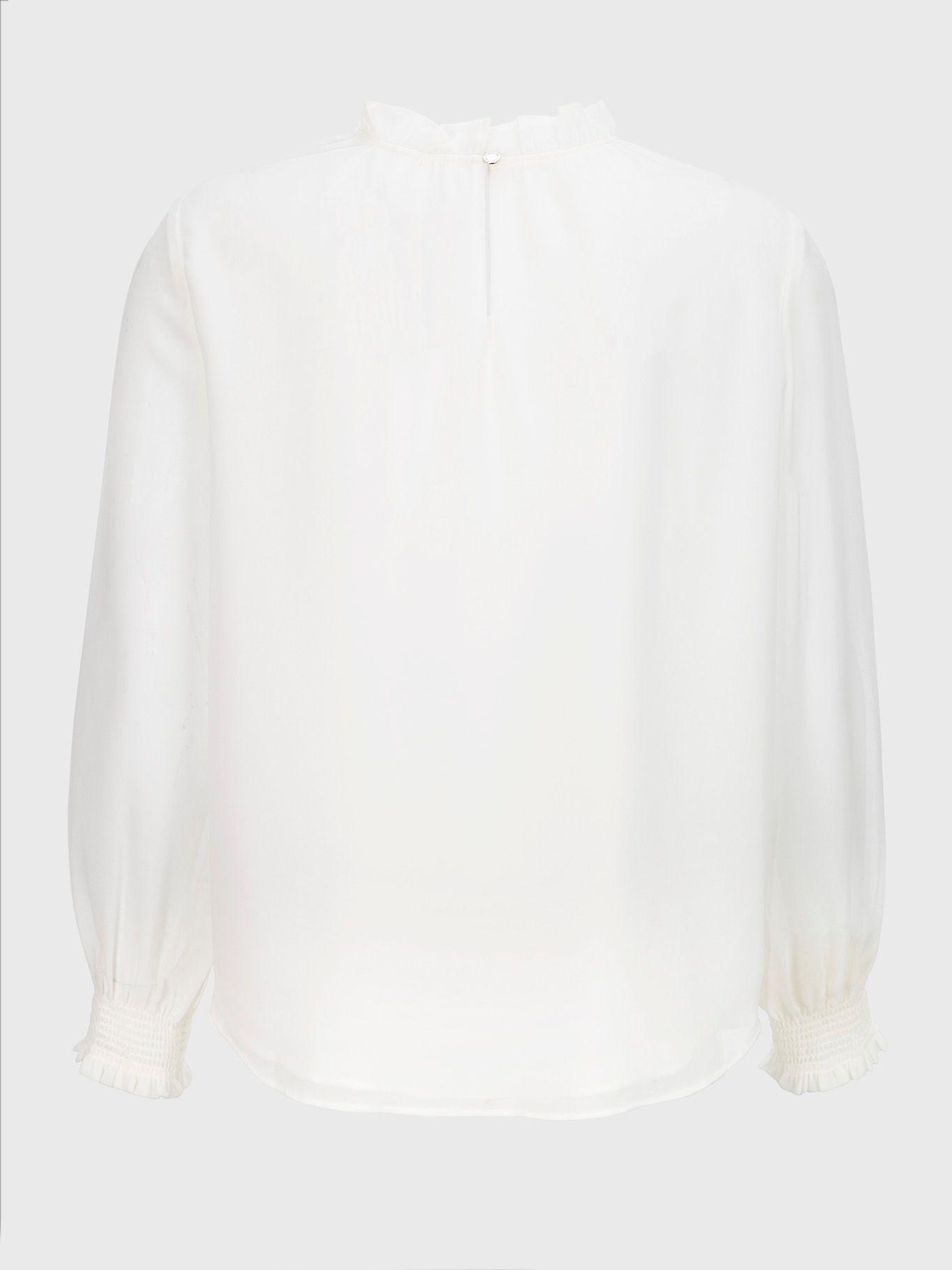 Blusa Tie Front Blanco Calvin Klein-2