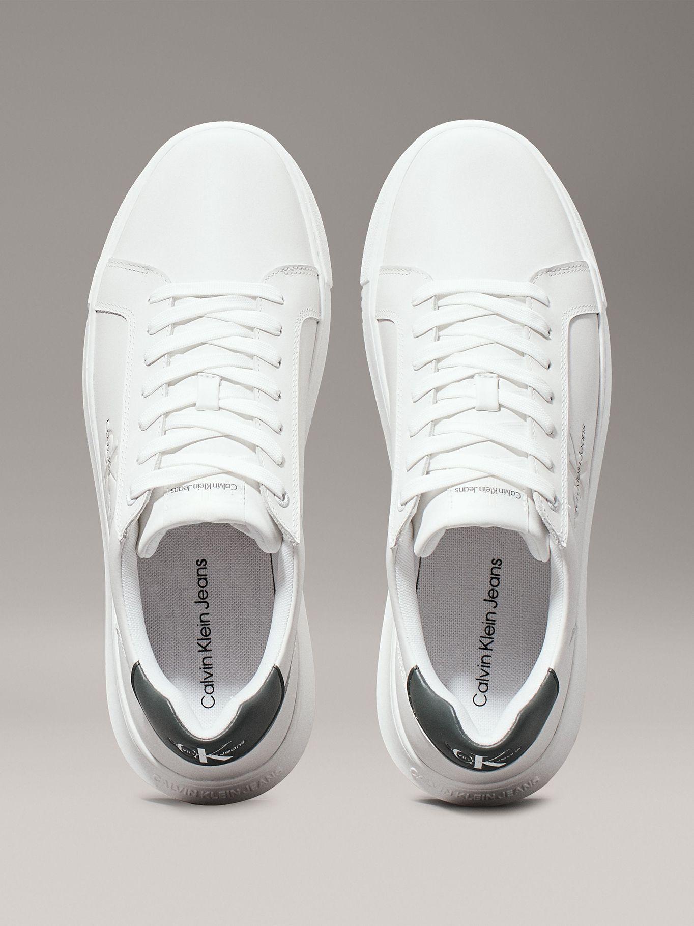 Zapatillas Chunky Cupsole Monologo Blanco Calvin Klein-2