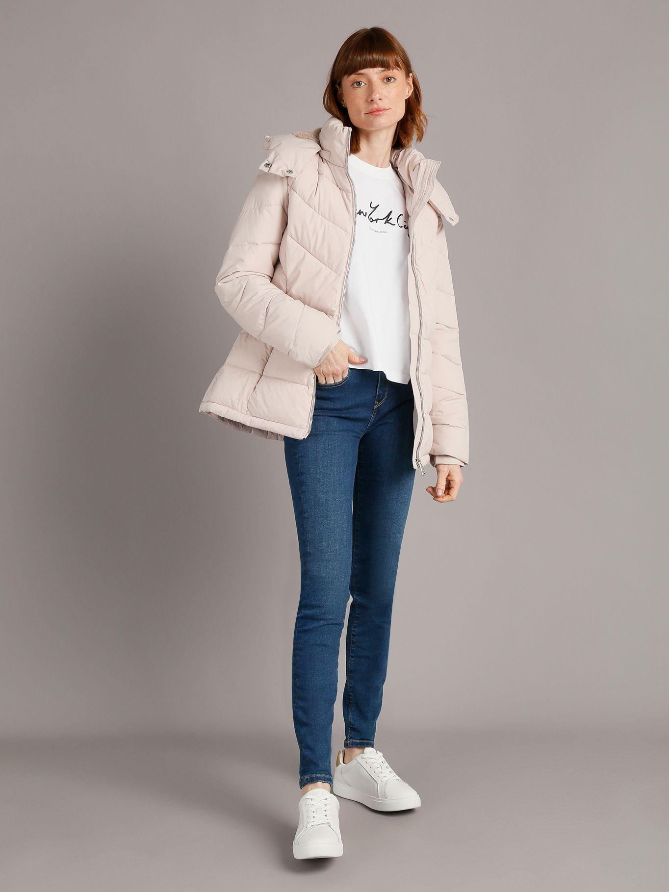Parka Strech Packable Beige Calvin Klein-1