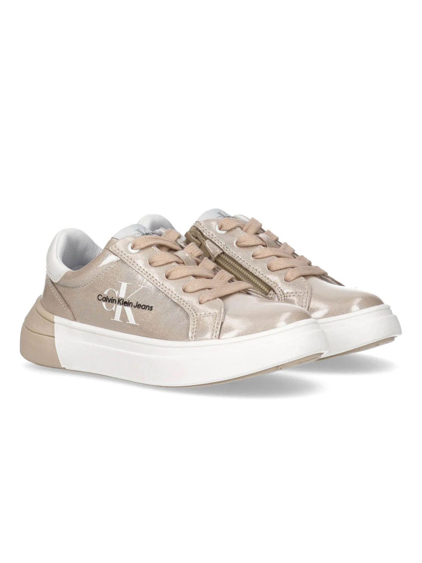 Zapatilla Low Cut Lace-Up Beig Beige Calvin Klein-0