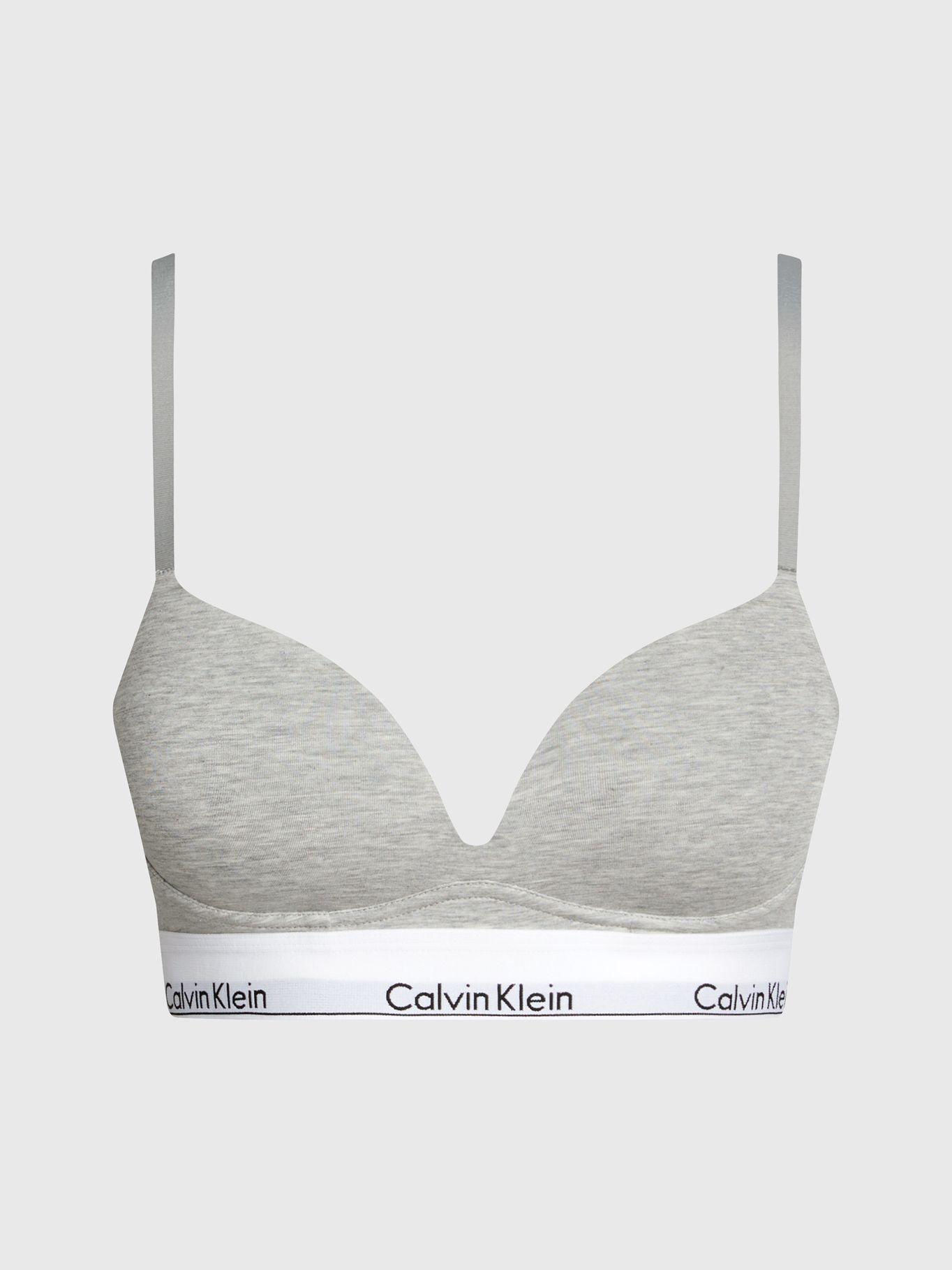 Brasier Push Up Modern Cotton Gris Calvin Klein-4