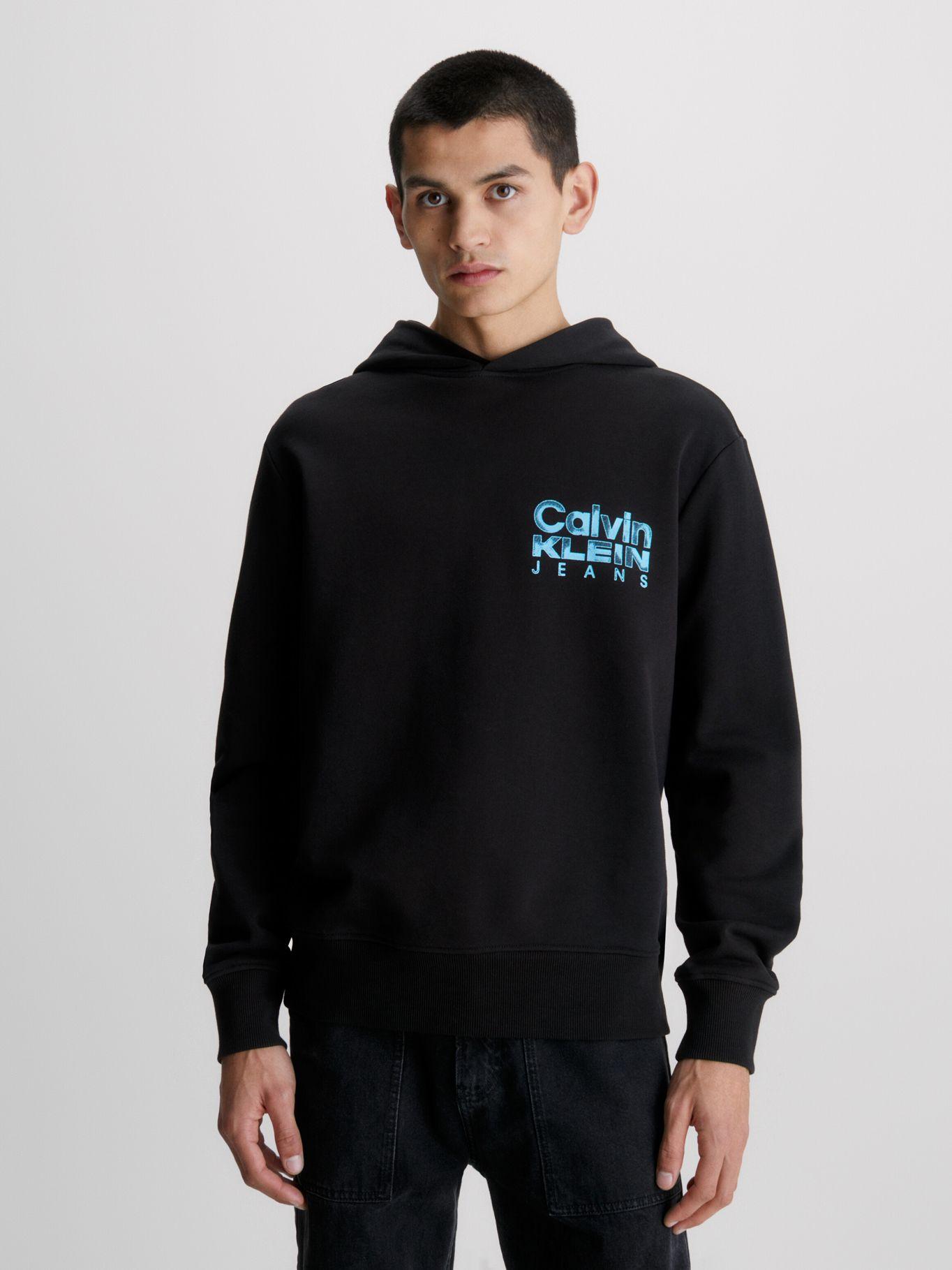 Polerón con Gorro Bold Institucional Negro Calvin Klein-0