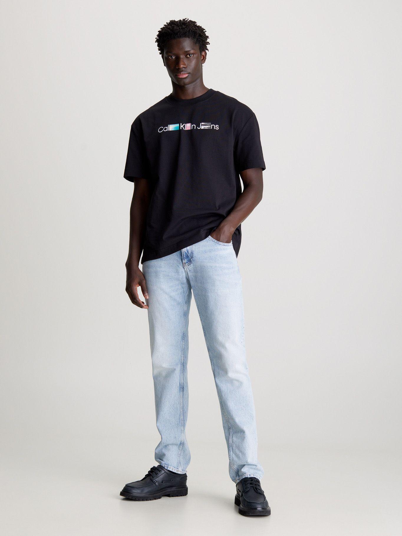 Polera Photoprint Institutional Negro Calvin Klein-1