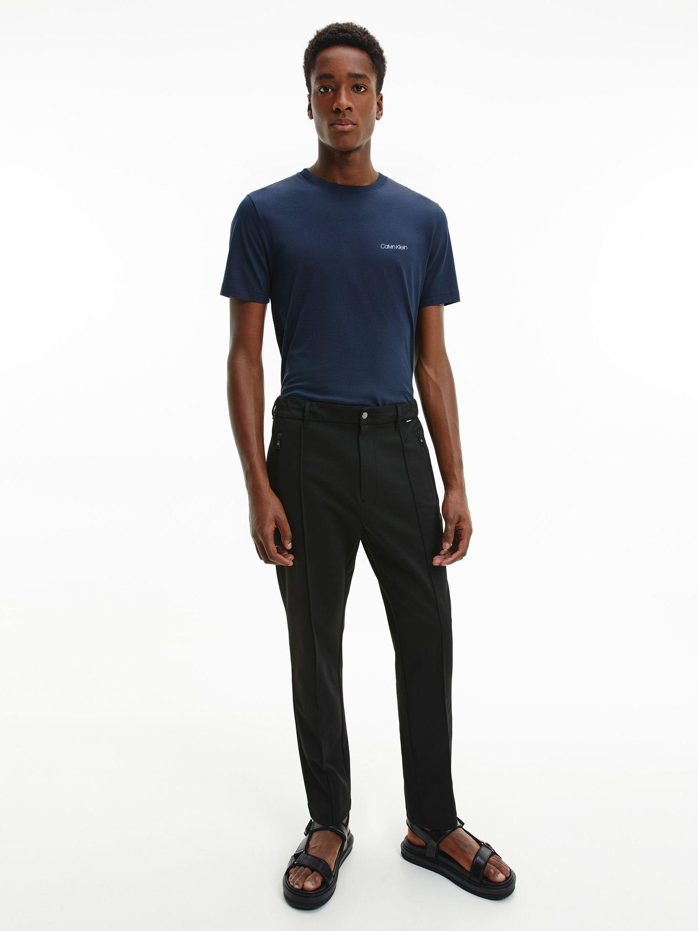 Polera Liquid Touch Azul Calvin Klein Hombre-0