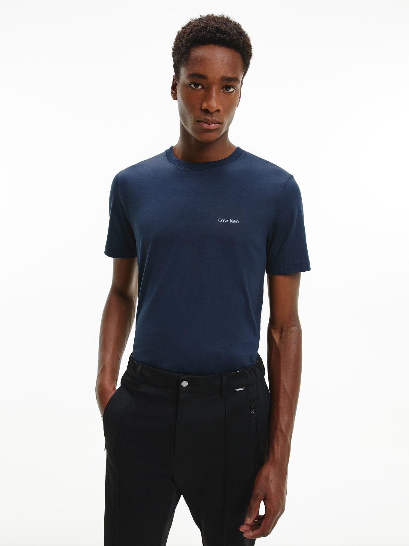 Polera Liquid Touch Azul Calvin Klein Hombre-3