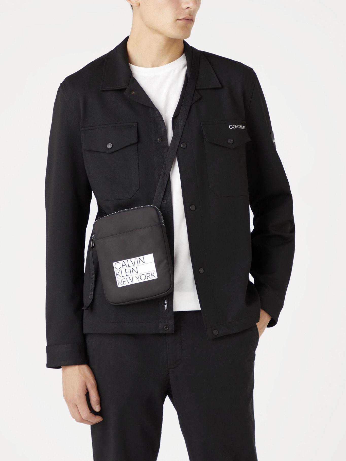 Messenger Essential Negro Calvin Klein Hombre-3