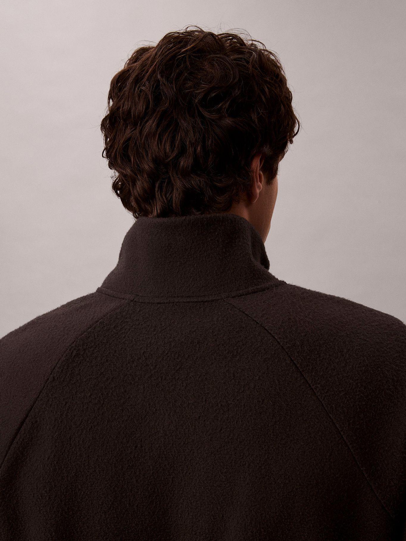 Polerón Polar con Media Cremallera Negro Calvin Klein-3