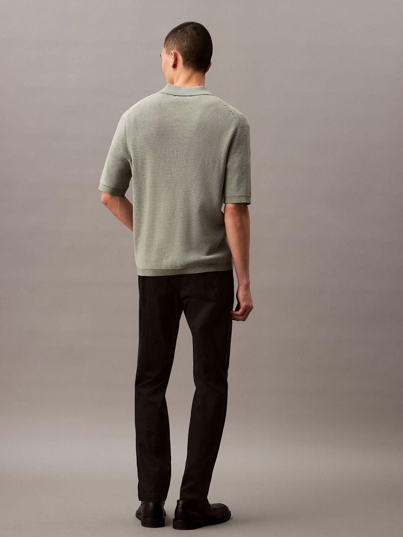 Pantalón Chino de Corte Slim Negro Calvin Klein-3