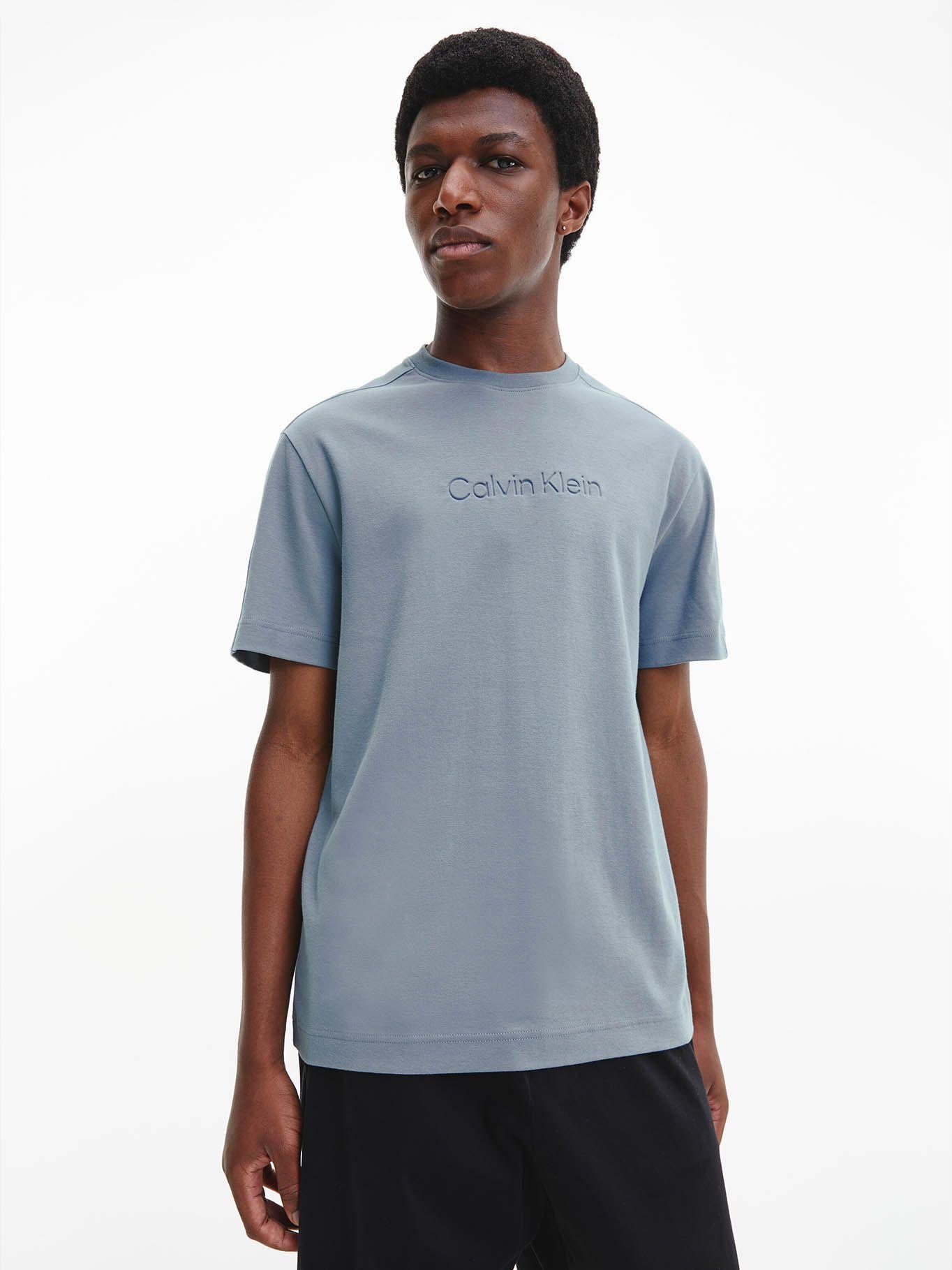 Camiseta con logo Gris Calvin Klein K10K109900-POC-0