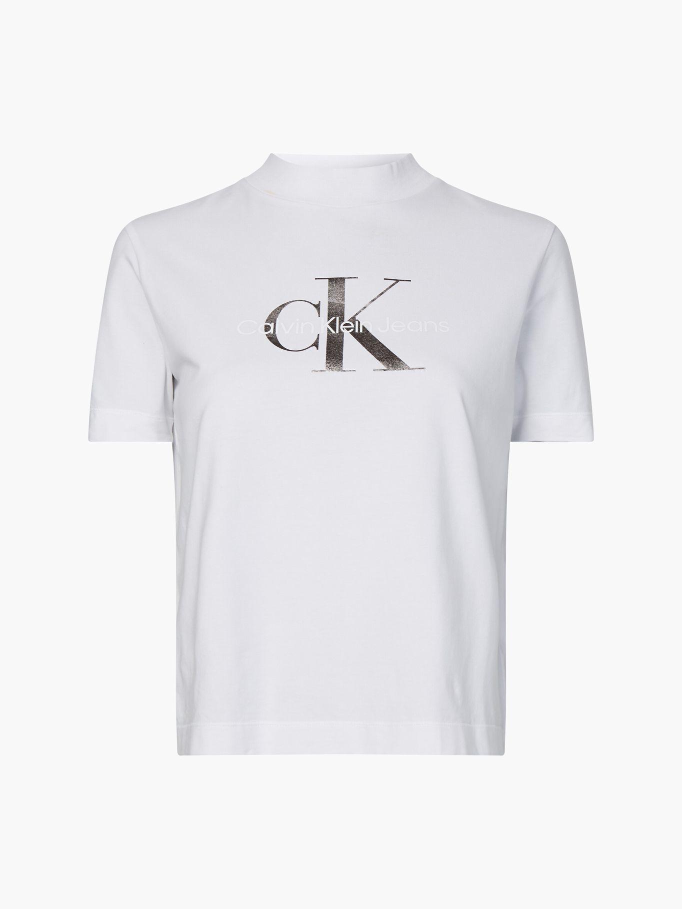 Polera Gunmetal Blanco Calvin Klein-4