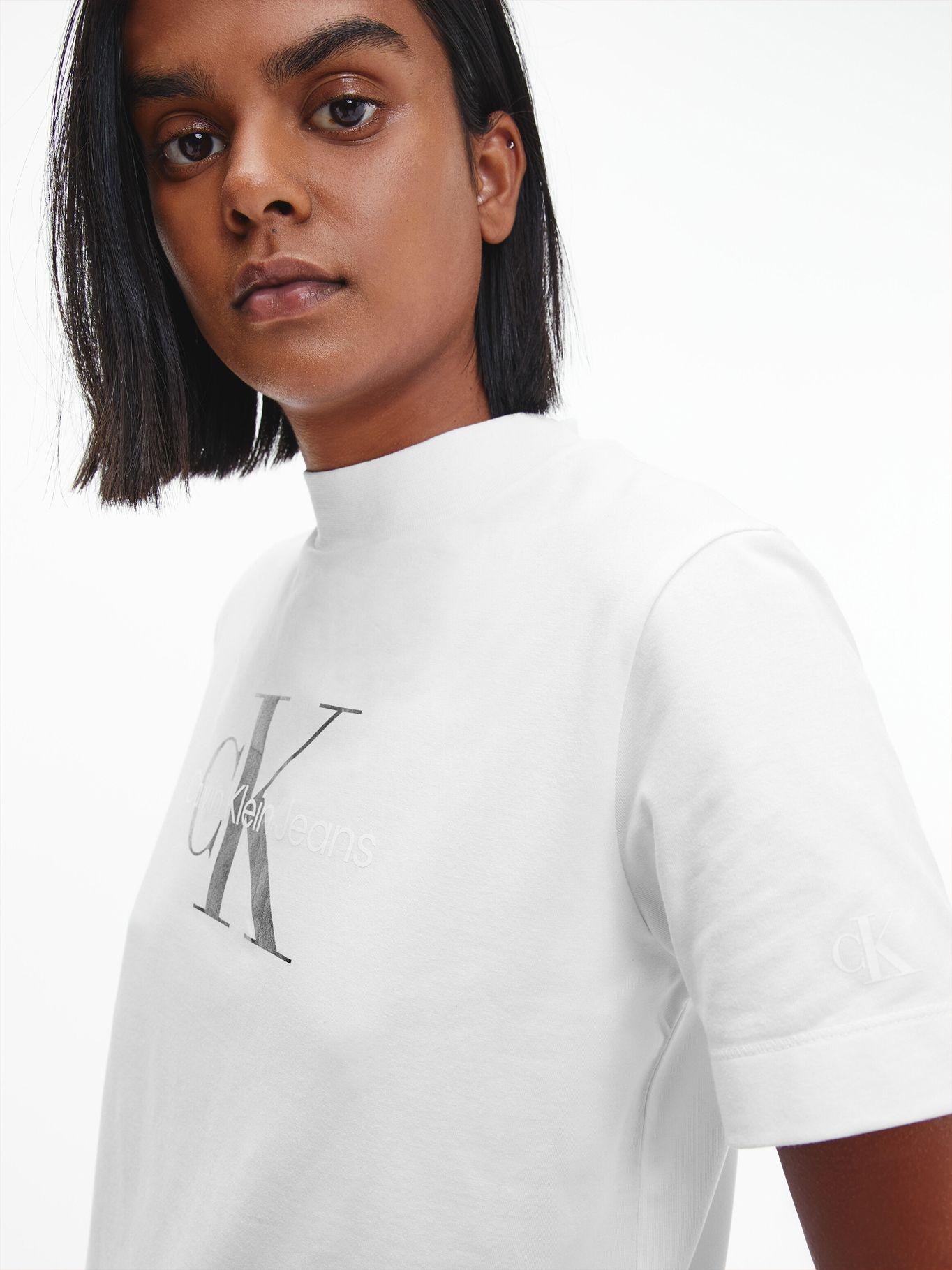 Polera Gunmetal Blanco Calvin Klein-3