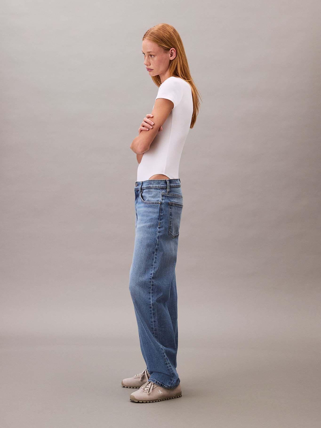 Body Acanalado Contour Rib Blanco Calvin Klein-3