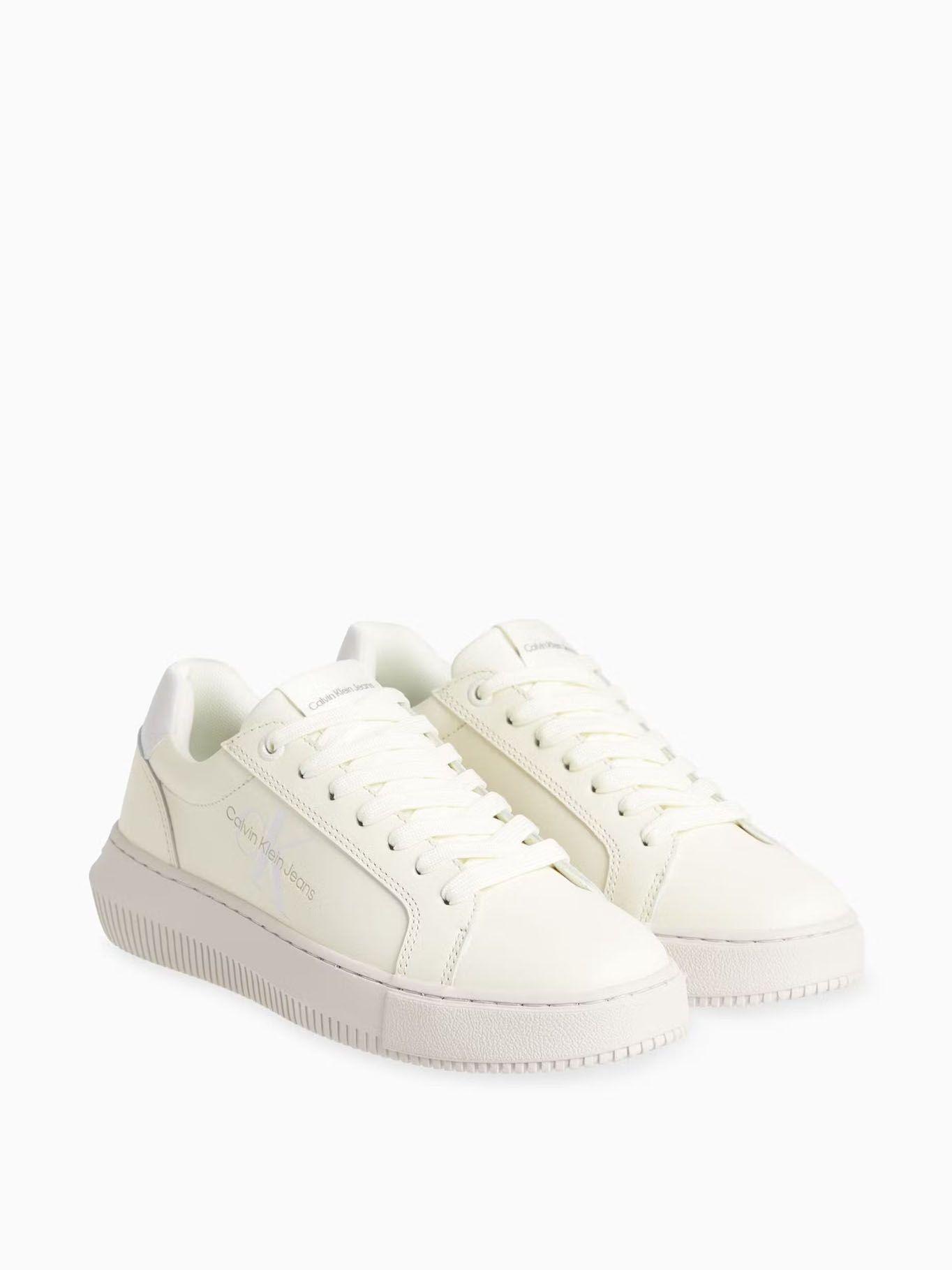 Zapatilla Chunky Cupsole Monologo Blanco Calvin Klein-0