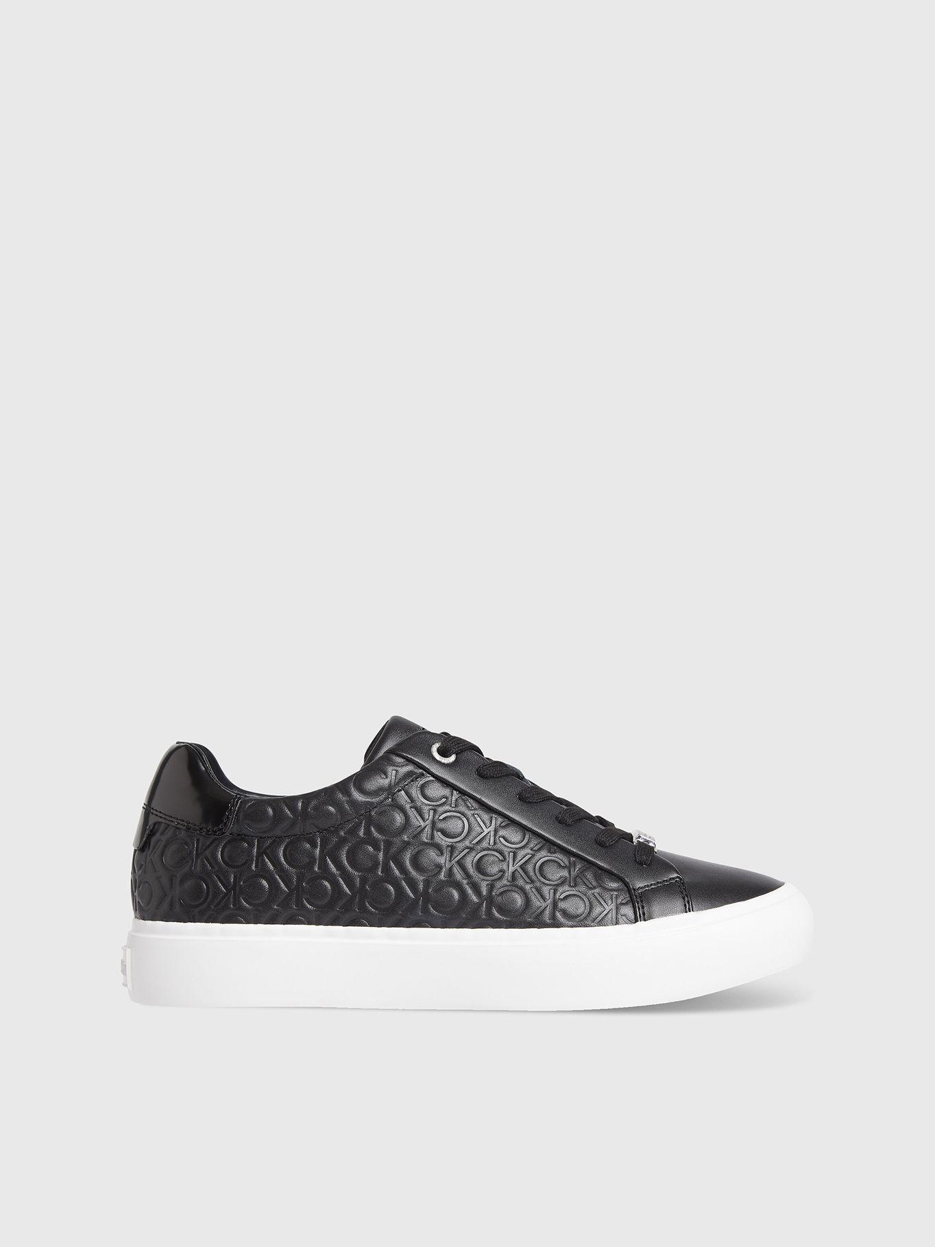 Zapatilla Vulc Lace Up Mono Mix Negro Calvin Klein-4