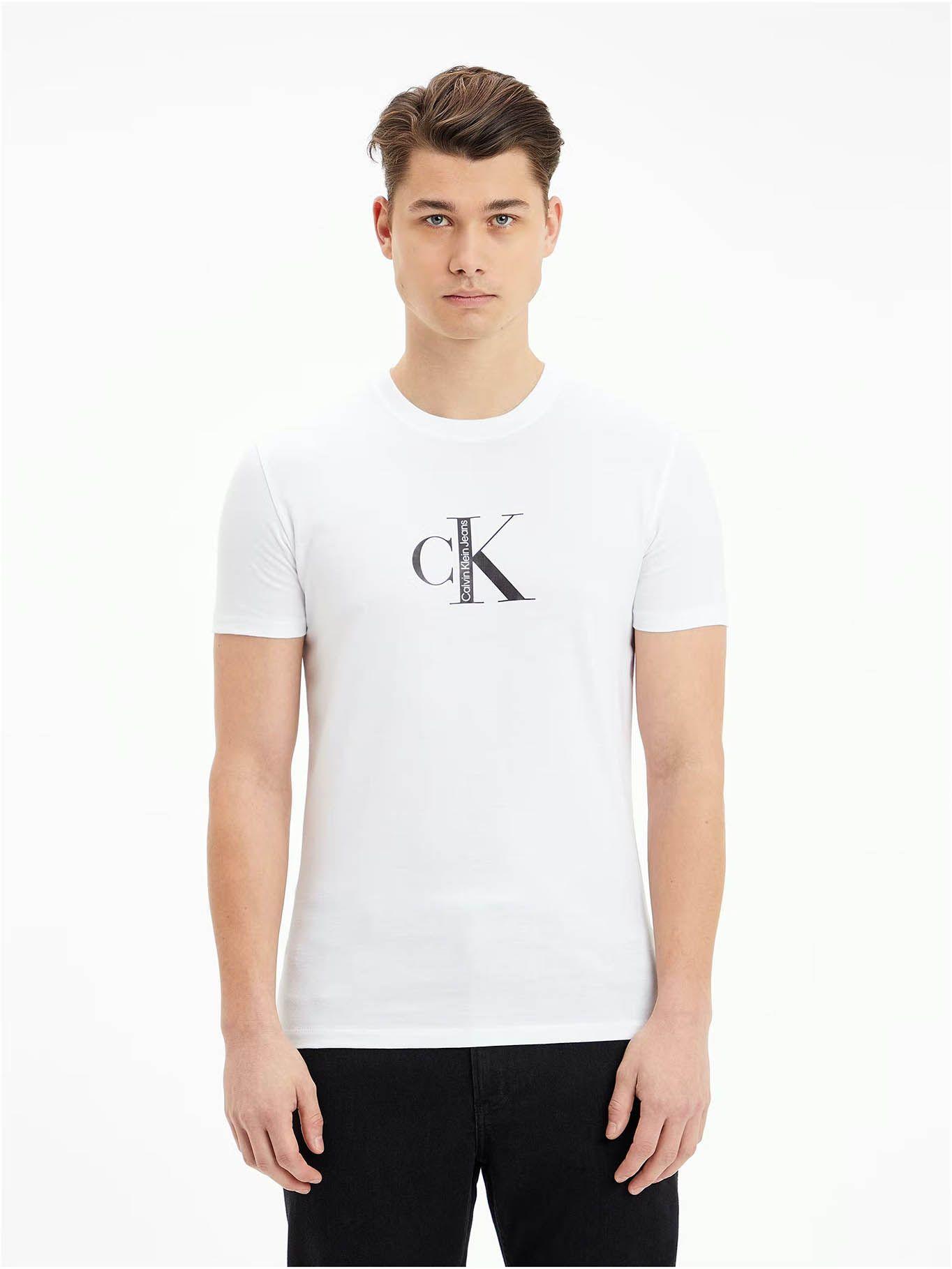 Polera Ck Institutional Blanco YAF Calvin Klein-0