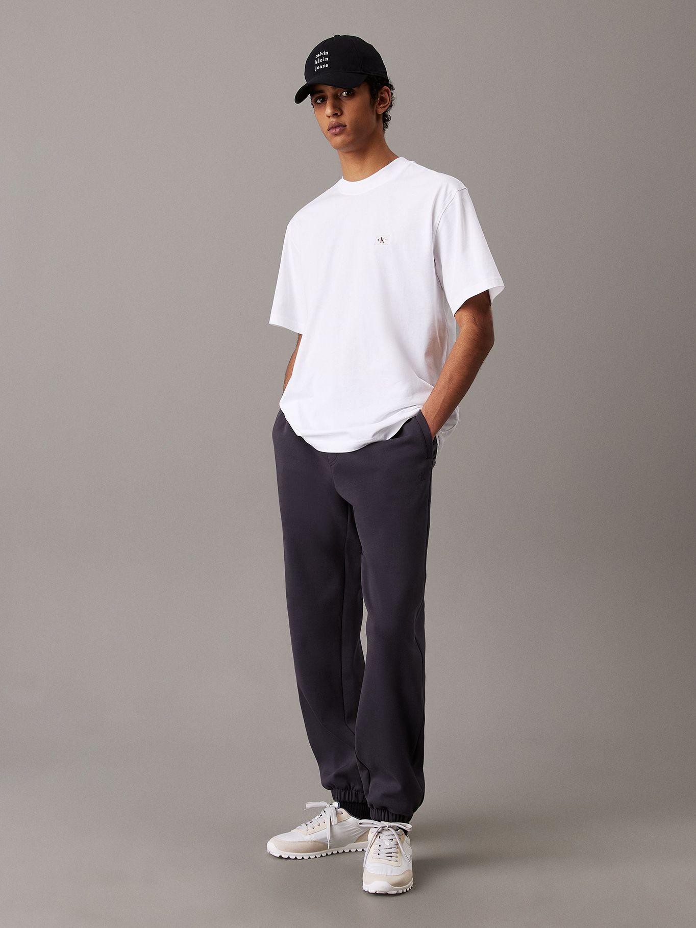Polera relaxed con etiqueta Blanco Calvin Klein-1