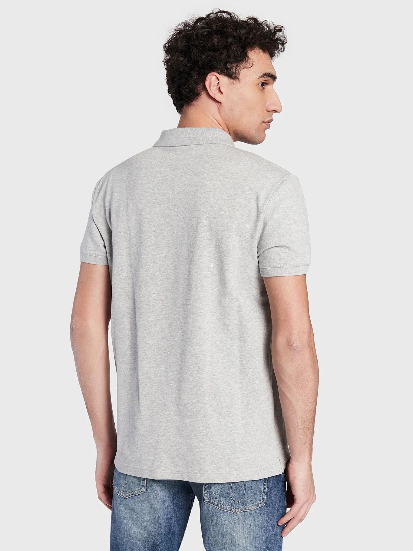 Polo con logotipo Gris Calvin Klein-2