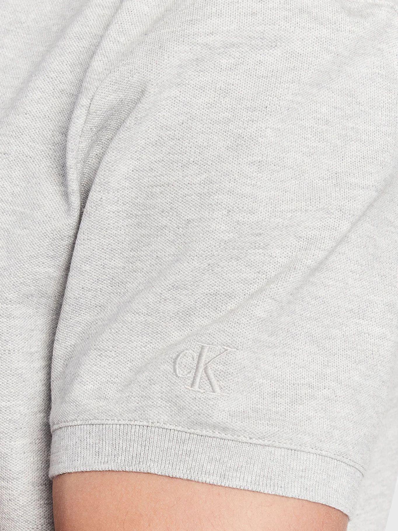 Polo con logotipo Gris Calvin Klein-4