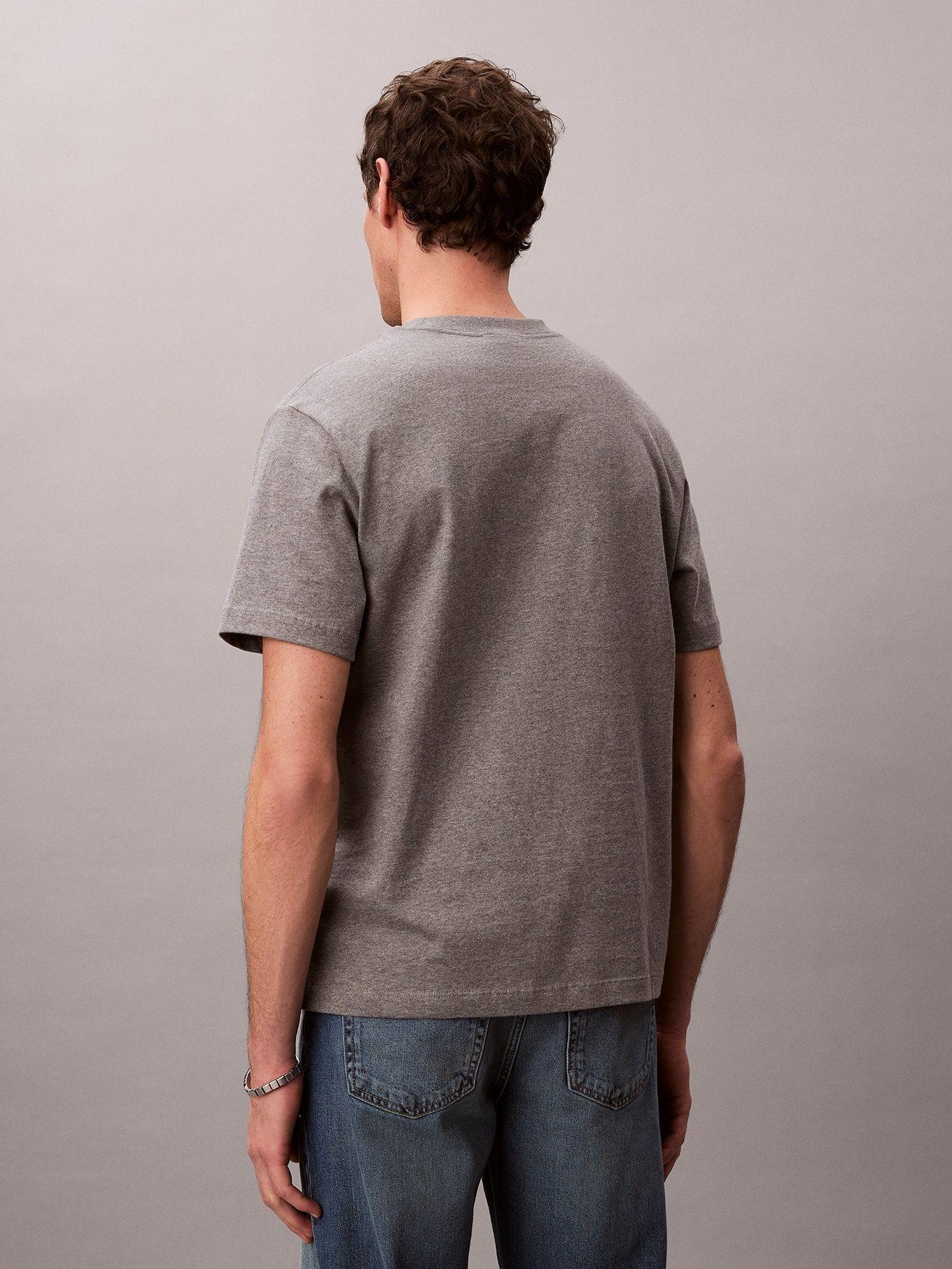 Polera con Logo Gráfico Gris Calvin Klein-2