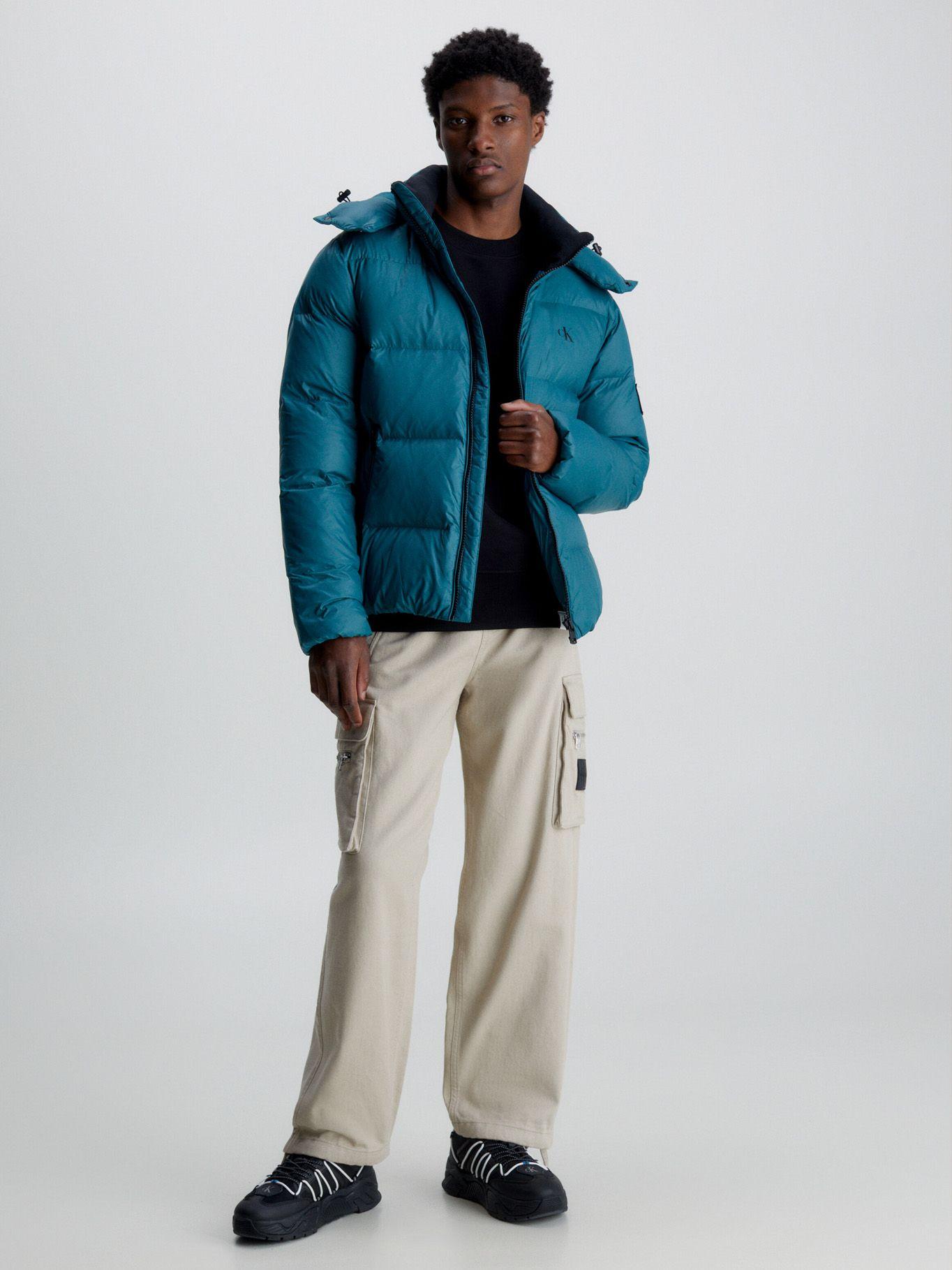 Parka Essentials Down Azul CA4 Calvin Klein-1
