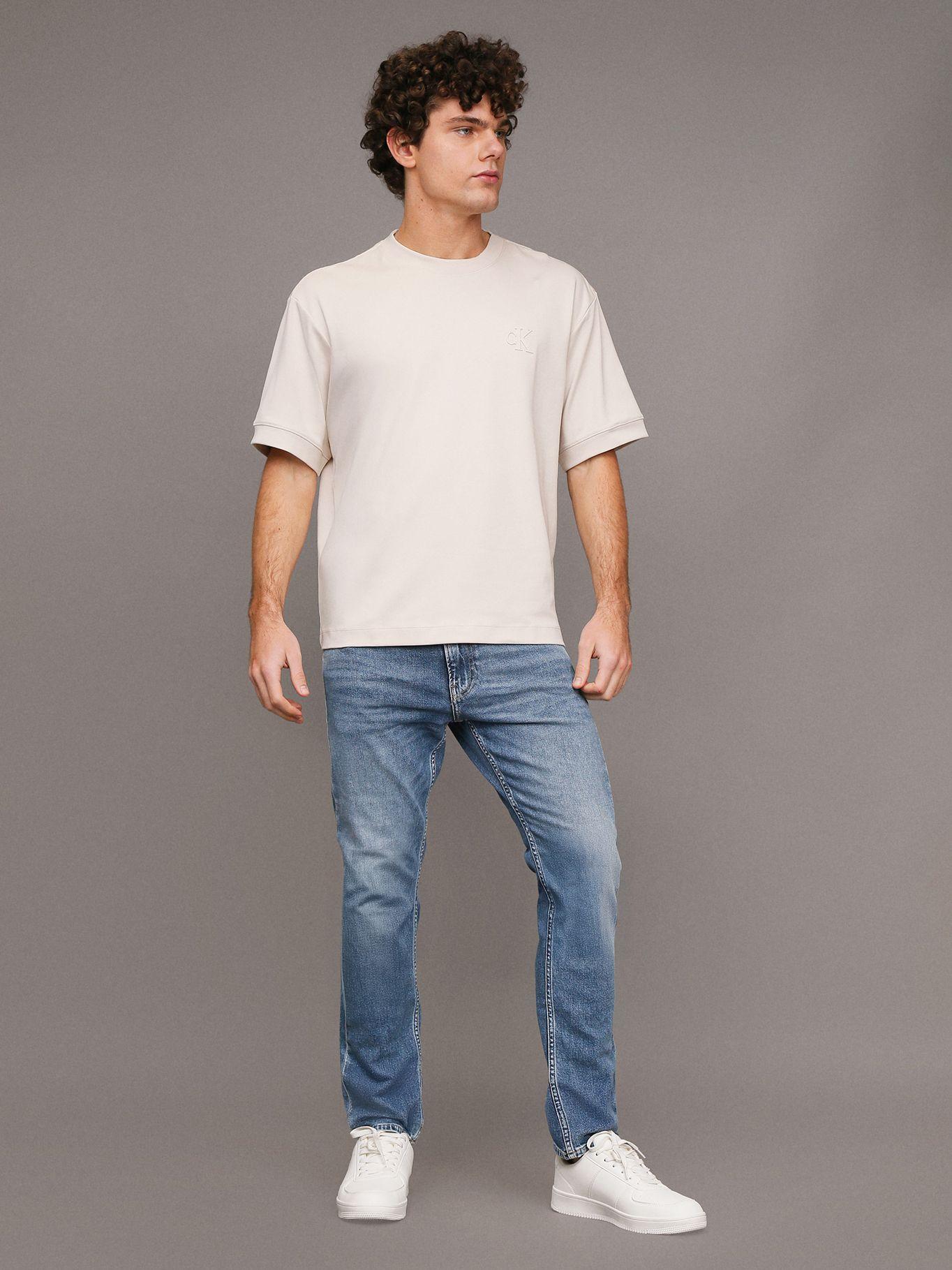 Polera Interlock Blanco Calvin Klein-1