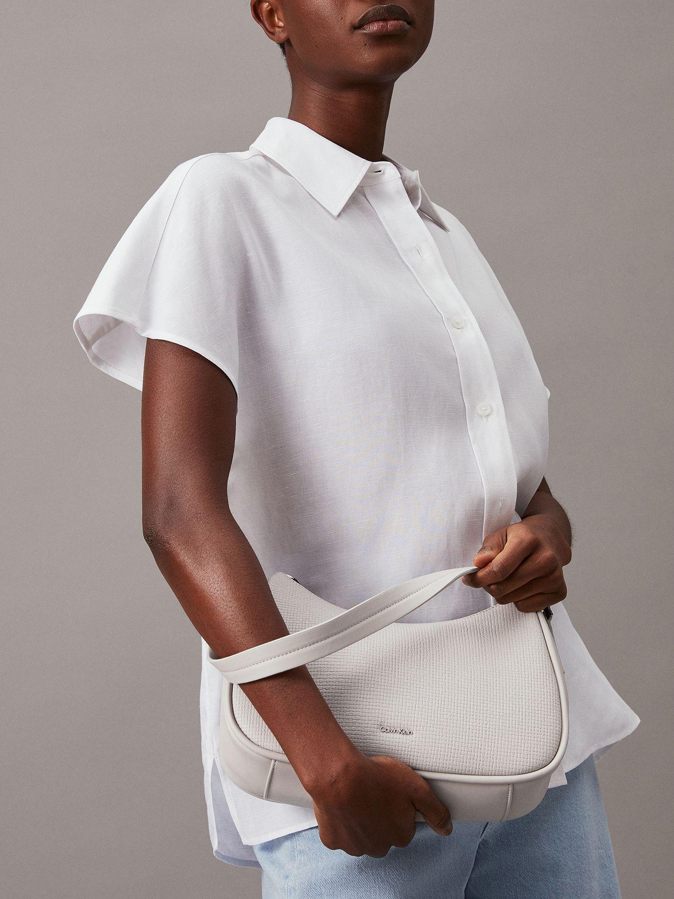 Cartera Ck Refine Blanco Calvin Klein-4