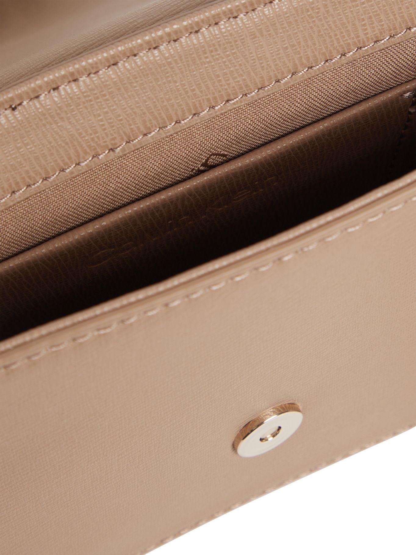 Bandolera con solapa monocromática Beige Calvin Klein-2