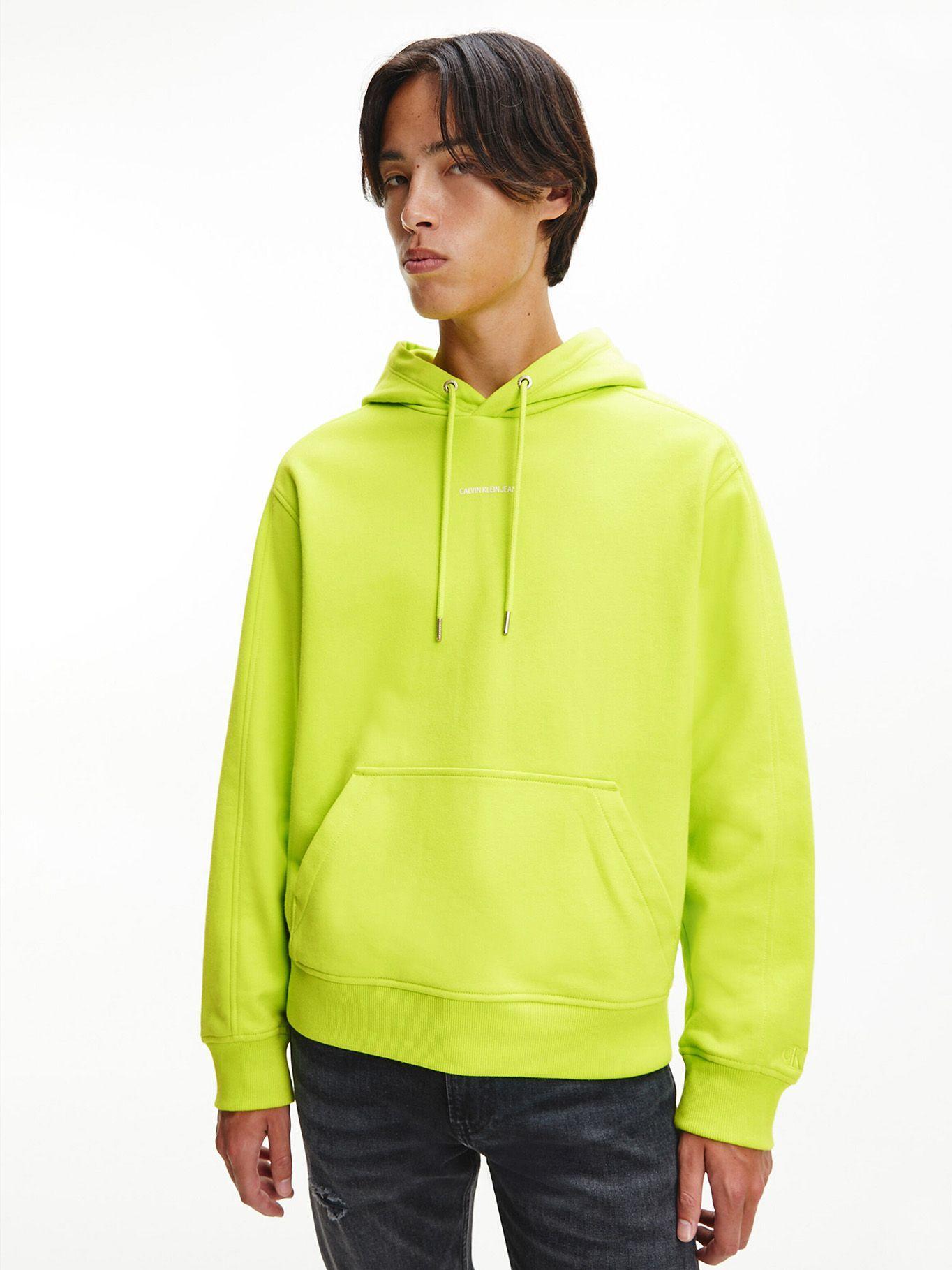Hoodie Micro Branding Verde Calvin Klein-0