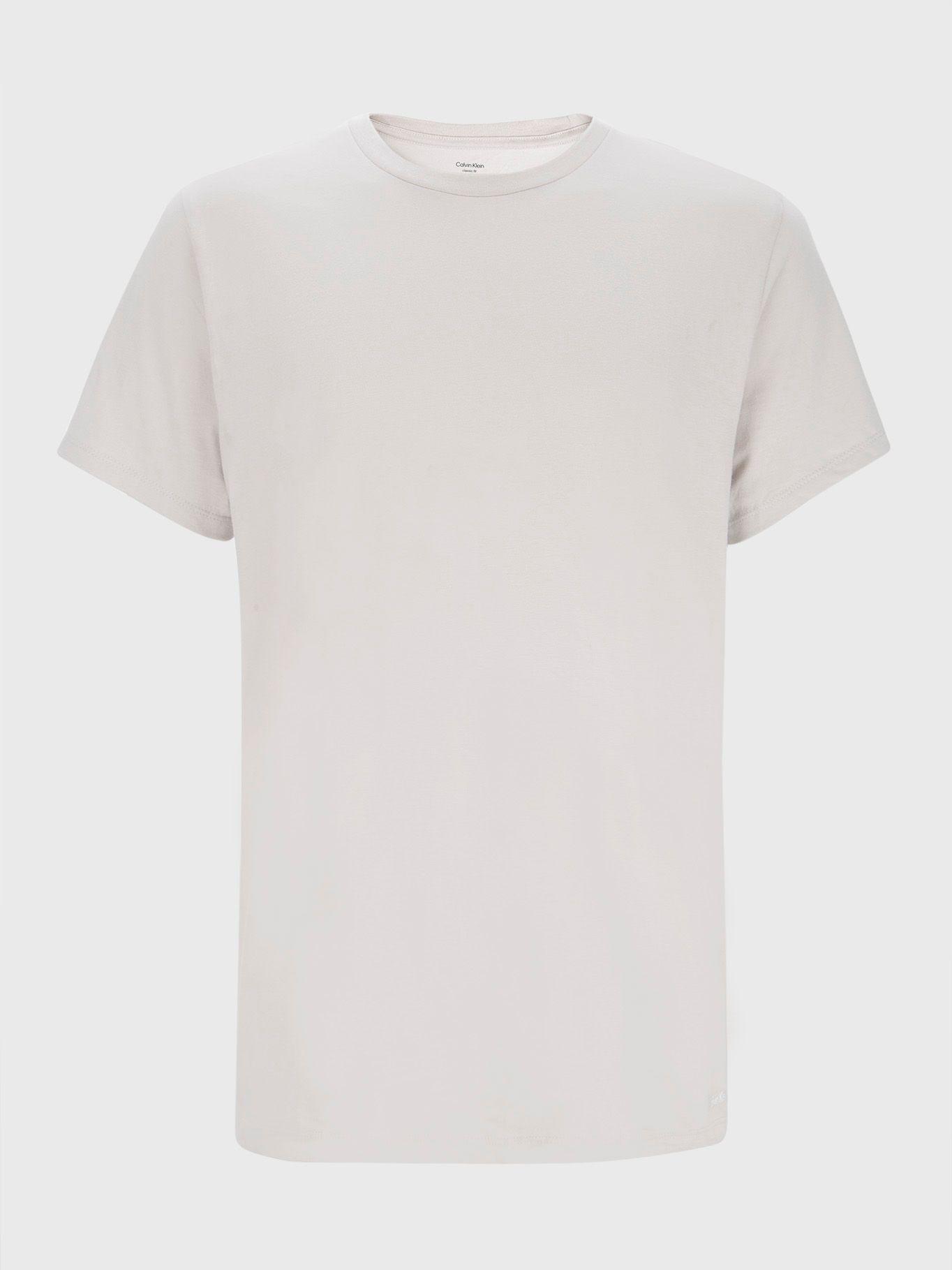 Pack 3 Camisetas Crew Neck Multicolor Calvin Klein-3