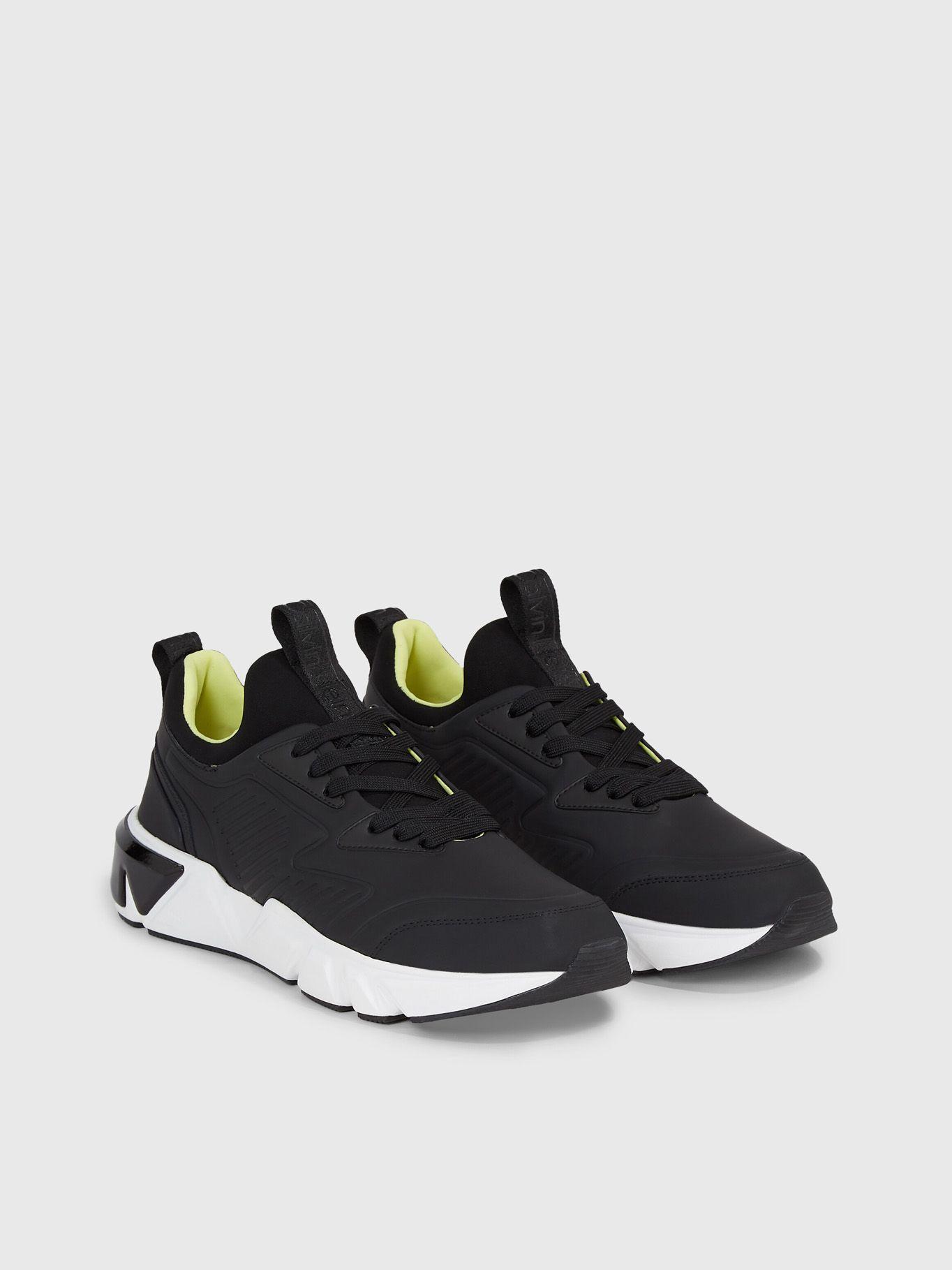 Zapatilla Low Top Place Up Lth Negro Calvin Klein-0
