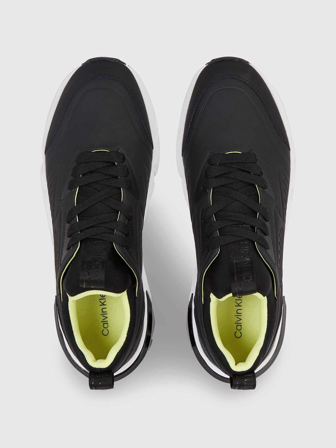 Zapatilla Low Top Place Up Lth Negro Calvin Klein-2