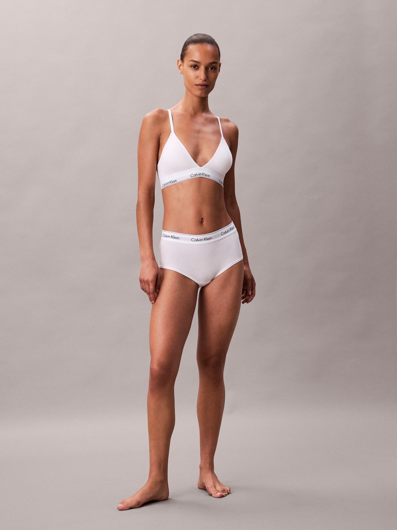 Bralette Icon Cotton Modal Blanco Calvin Klein-1